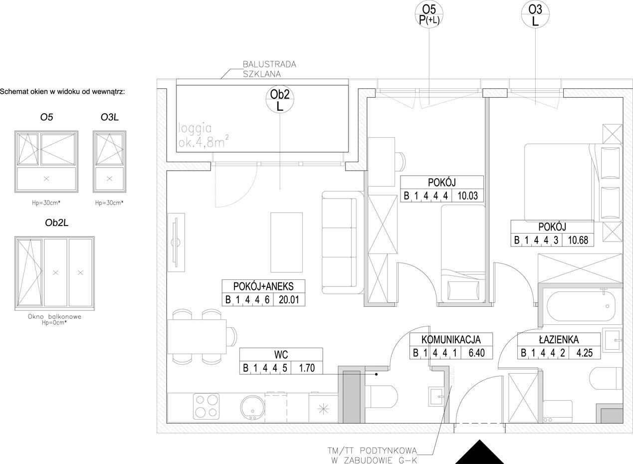 Forma – inwestycja INPRO - lokal B.1.4.4, budynek B