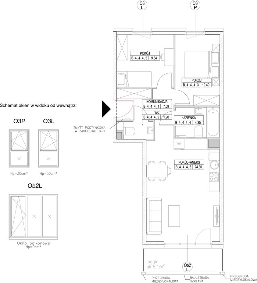 Forma – inwestycja INPRO - lokal B.4.4.4, budynek B