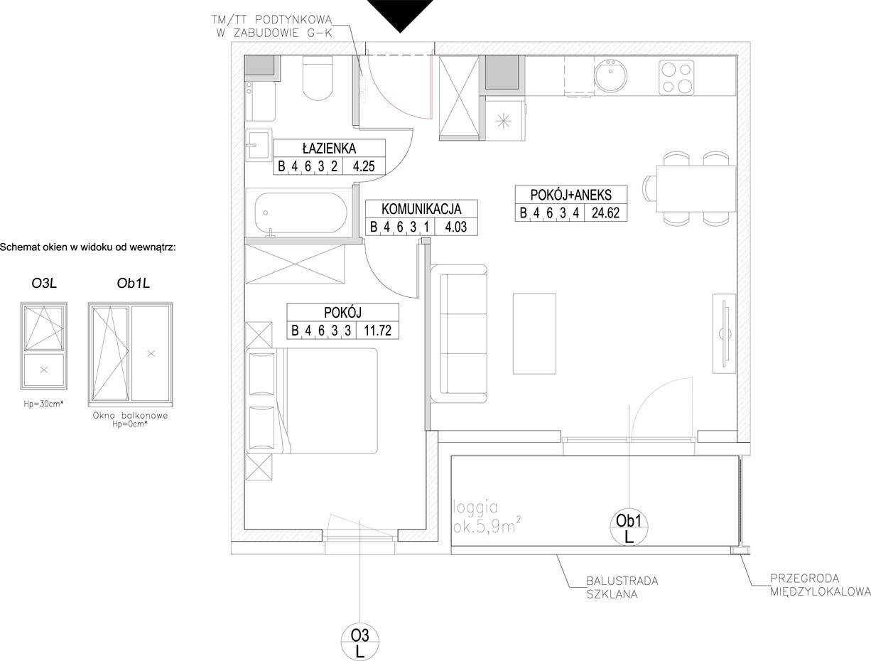 Forma – inwestycja INPRO - lokal B.4.6.3, budynek B