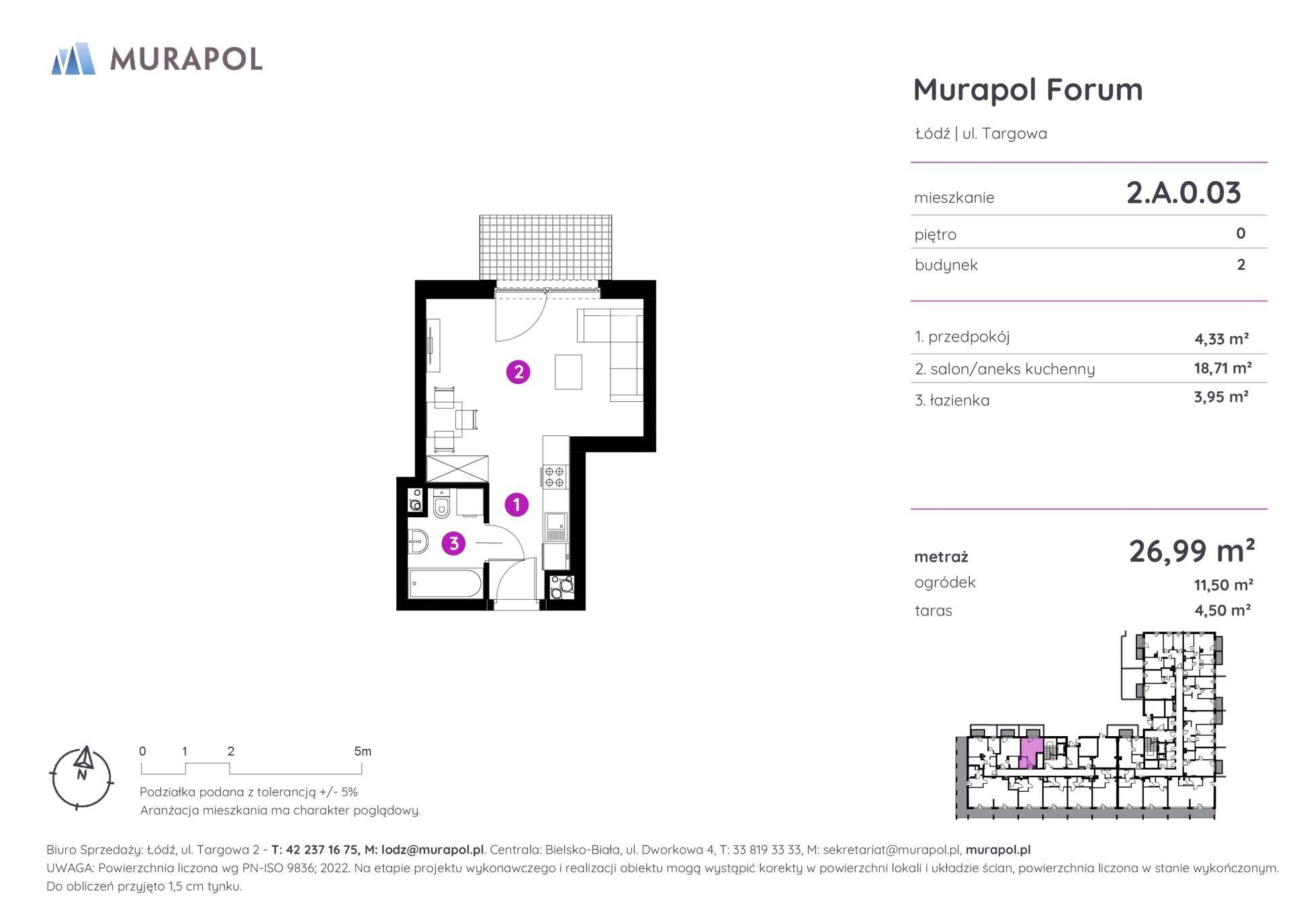 Murapol Forum – inwestycja Murapol - lokal 2.A.0.03, budynek A