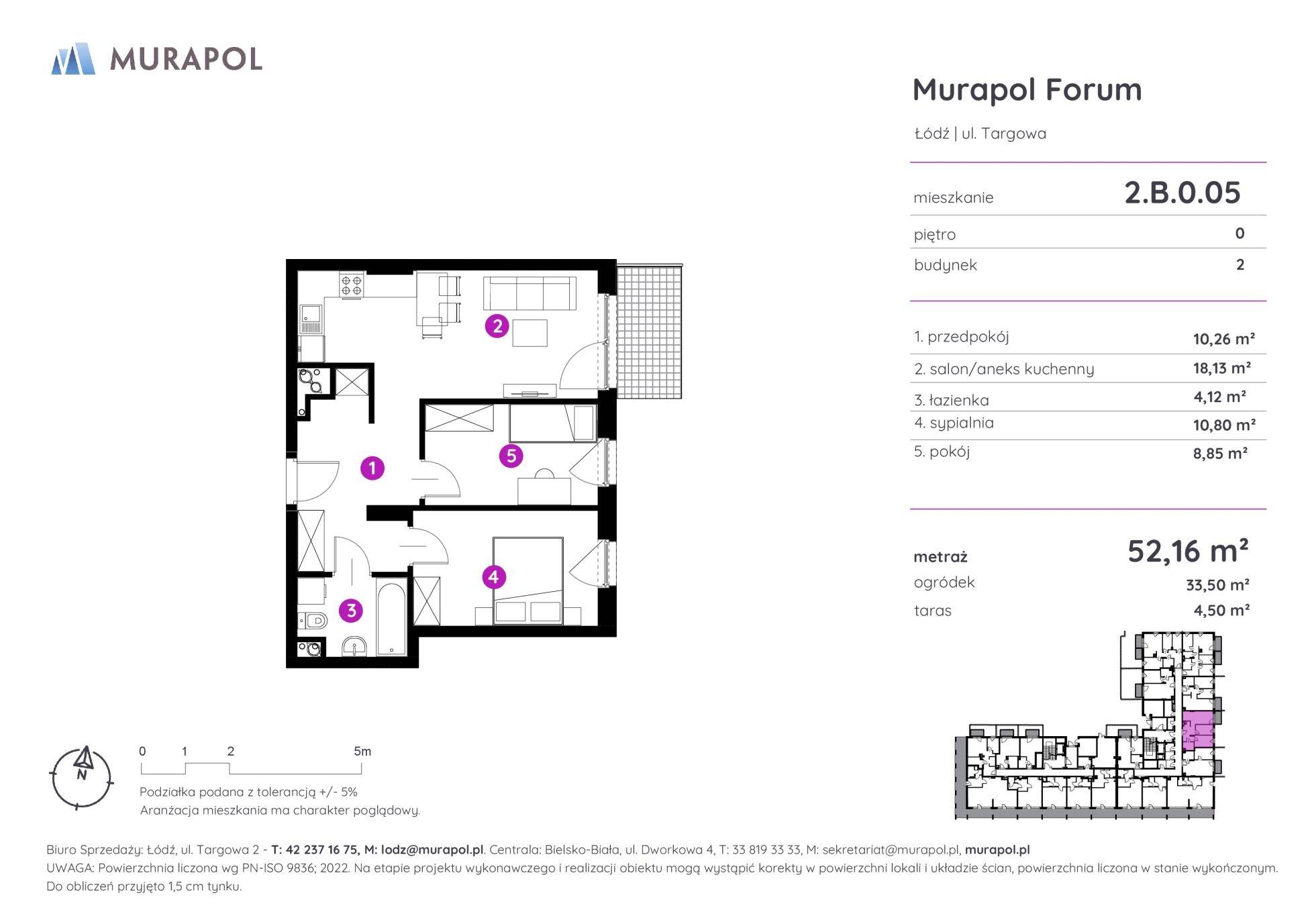 Murapol Forum – inwestycja Murapol - lokal 2.B.0.05, budynek B