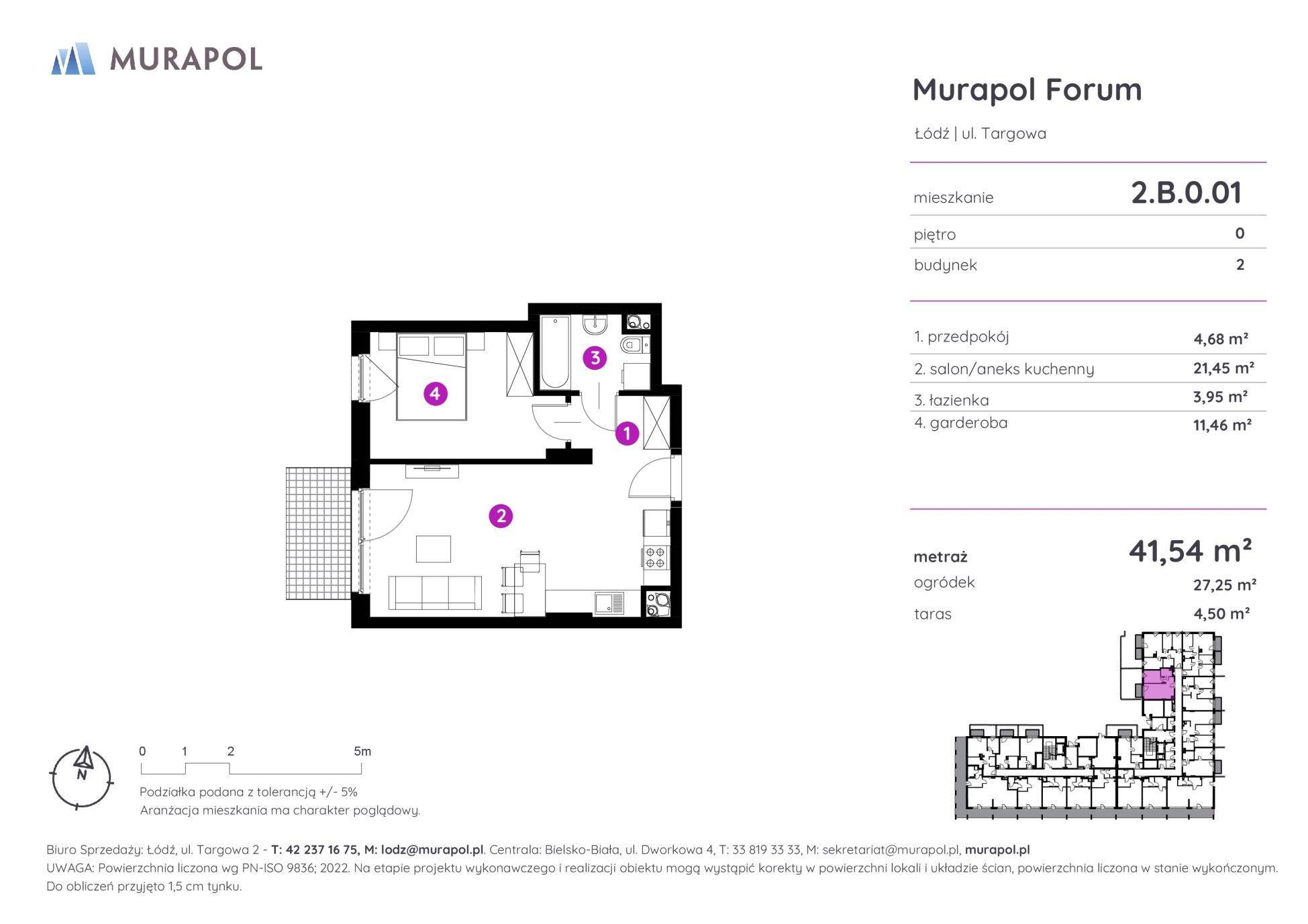 Murapol Forum – inwestycja Murapol - lokal 2.B.0.01, budynek B