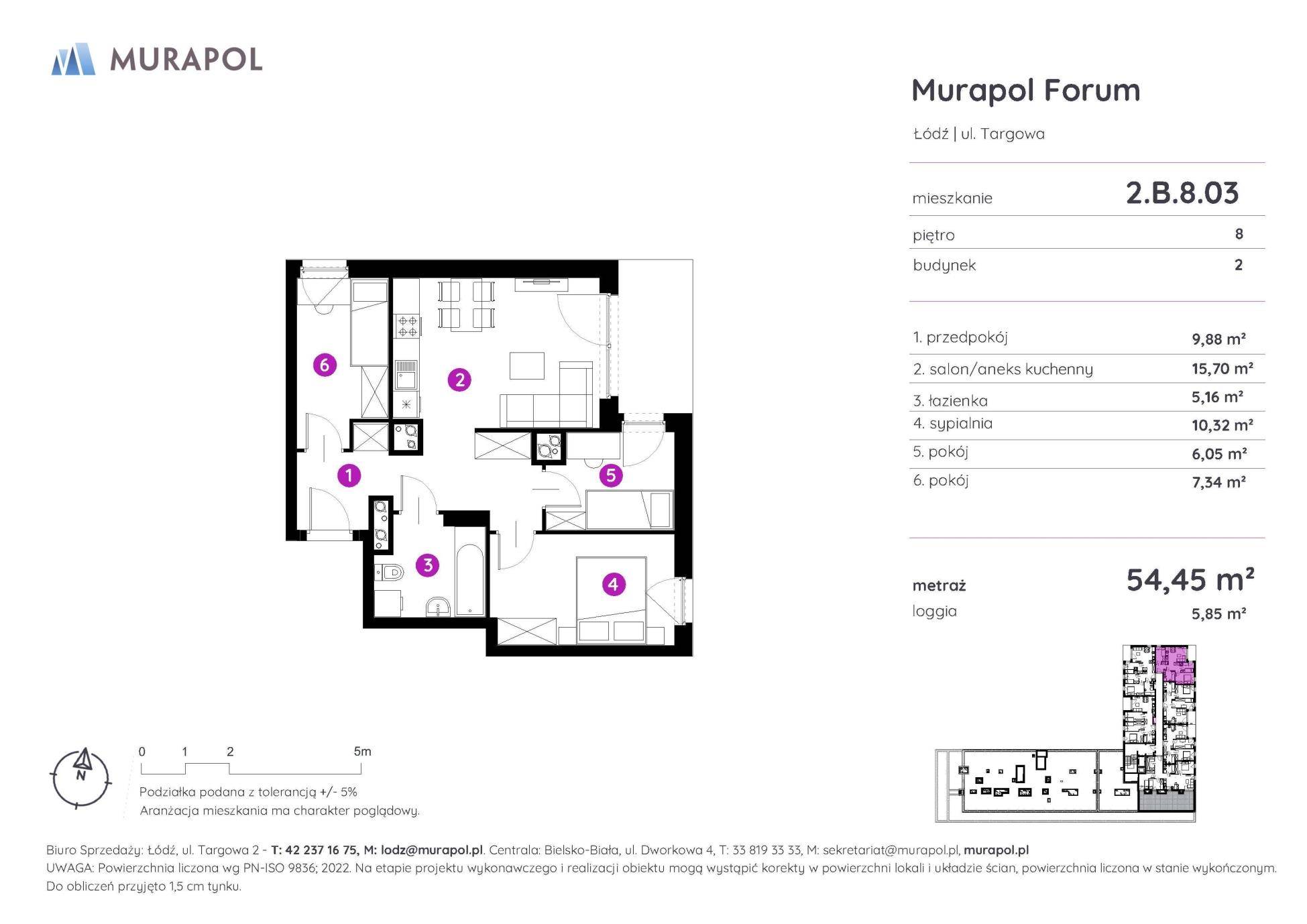 Murapol Forum – inwestycja Murapol - lokal 2.B.8.03, budynek B