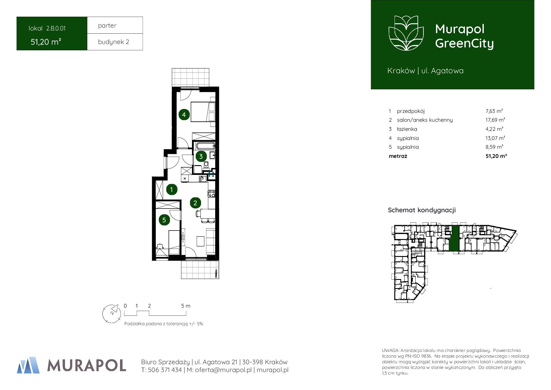 Murapol GreenCity – inwestycja Murapol - lokal 2.B.0.01, budynek B