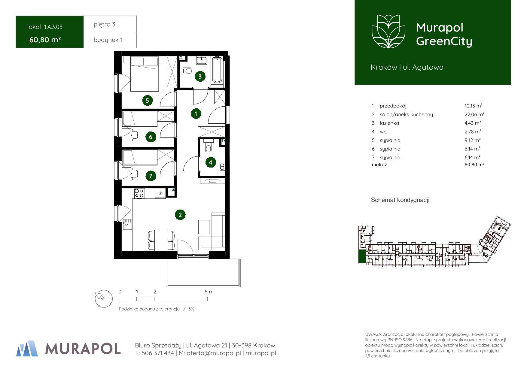 Murapol GreenCity – inwestycja Murapol - lokal 1.A.3.08, budynek A