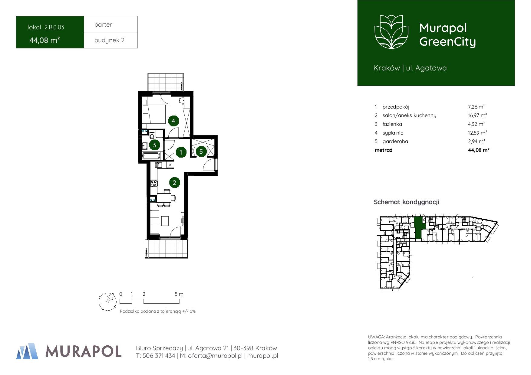 Murapol GreenCity – inwestycja Murapol - lokal 2.B.0.03, budynek B