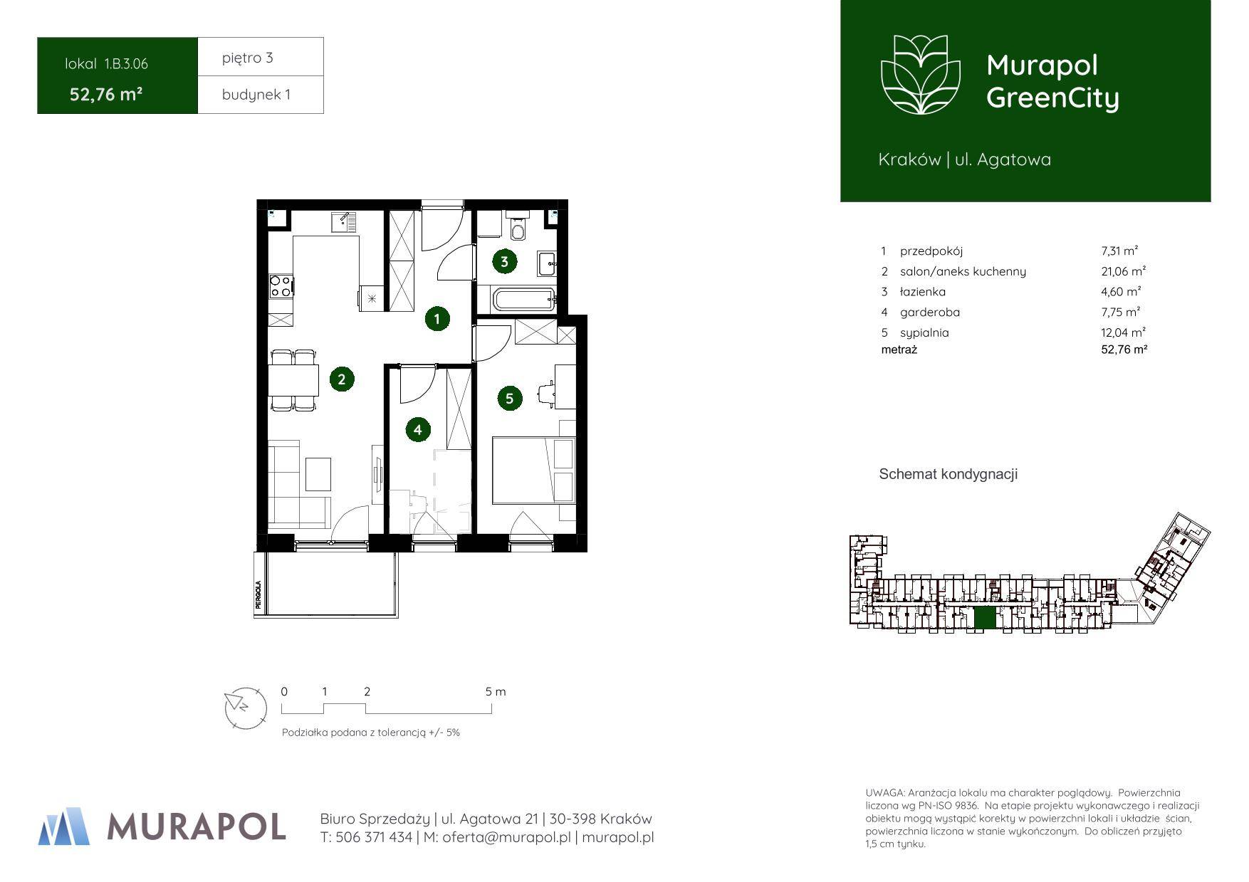Murapol GreenCity – inwestycja Murapol - lokal 1.B.3.06, budynek B