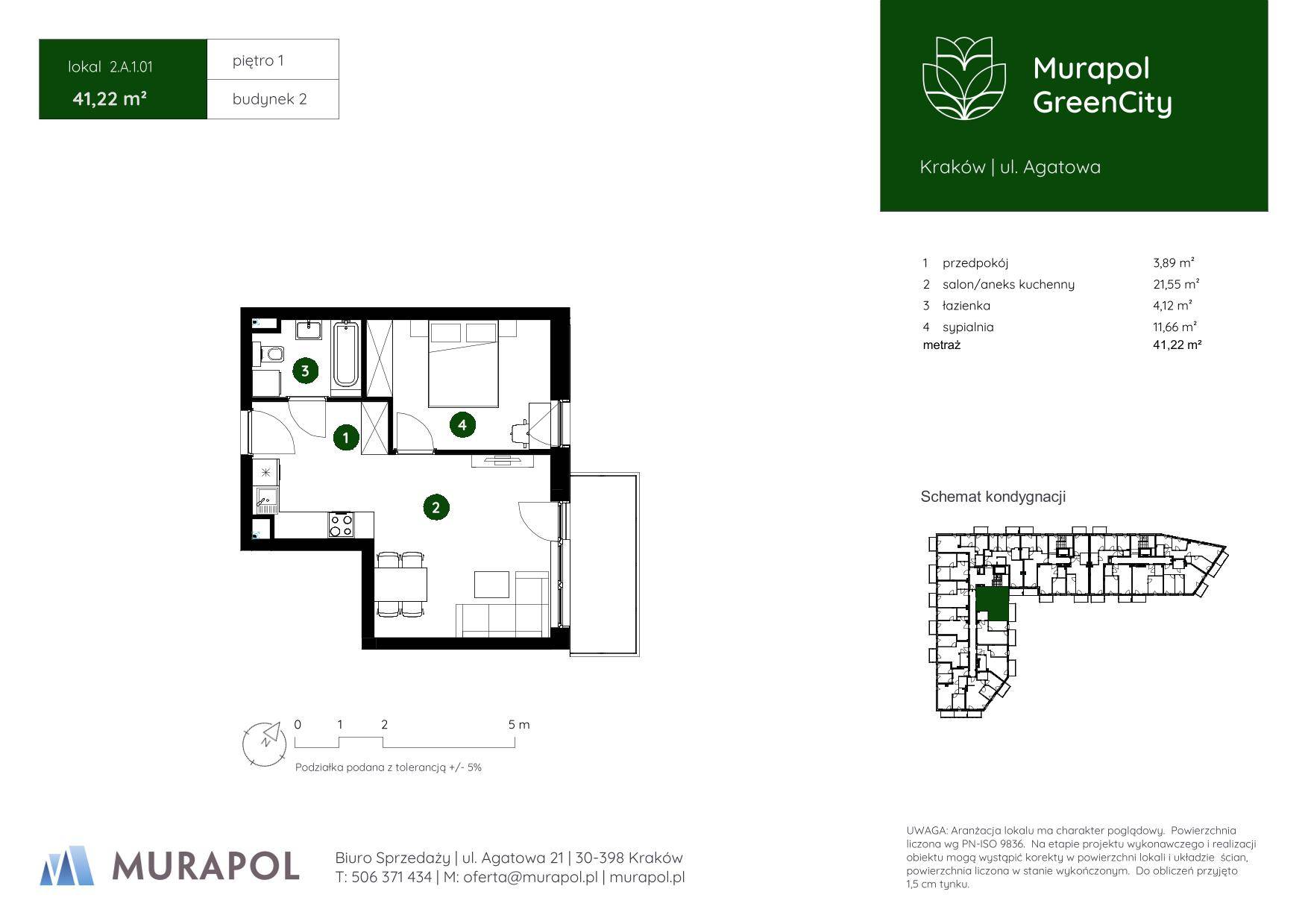 Murapol GreenCity – inwestycja Murapol - lokal 2.A.1.01, budynek A