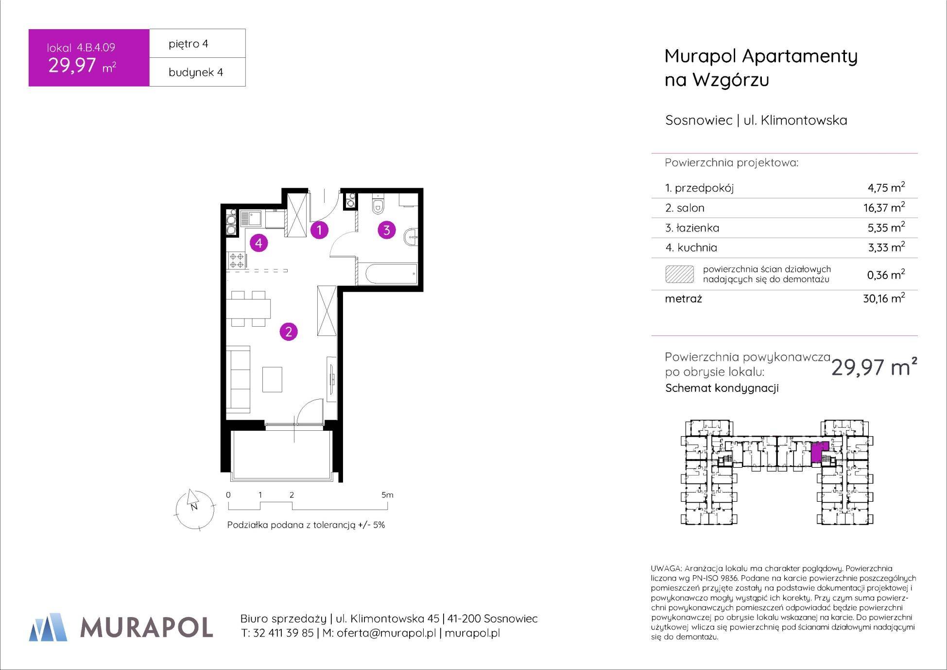 Murapol Apartamenty na Wzgórzu - lokal 4.B.4.09, budynek B