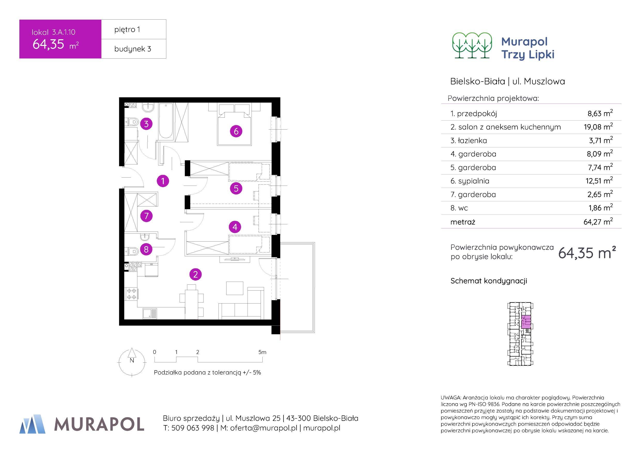 Murapol Trzy Lipki – inwestycja Murapol - lokal 3.A.1.10, budynek A