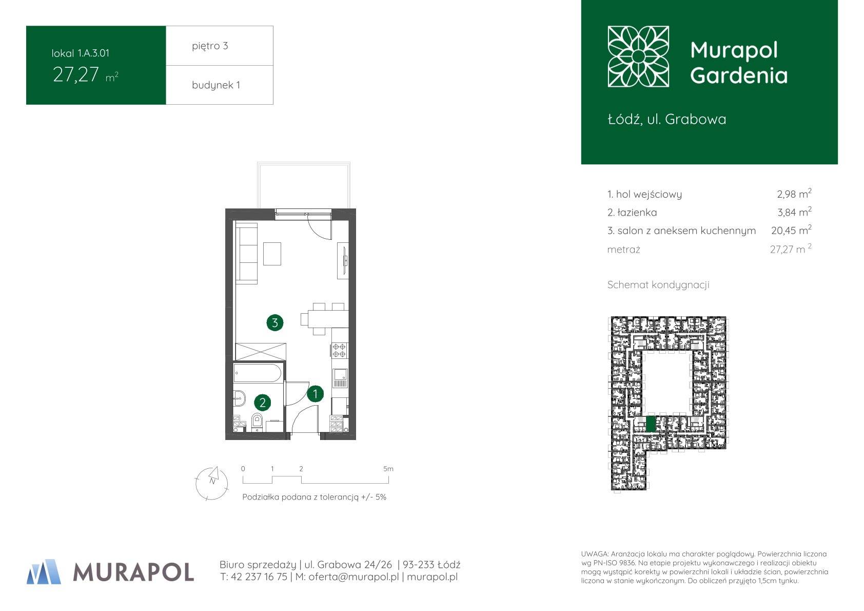 Murapol Gardenia – inwestycja Murapol - lokal 1.A.3.01, budynek A
