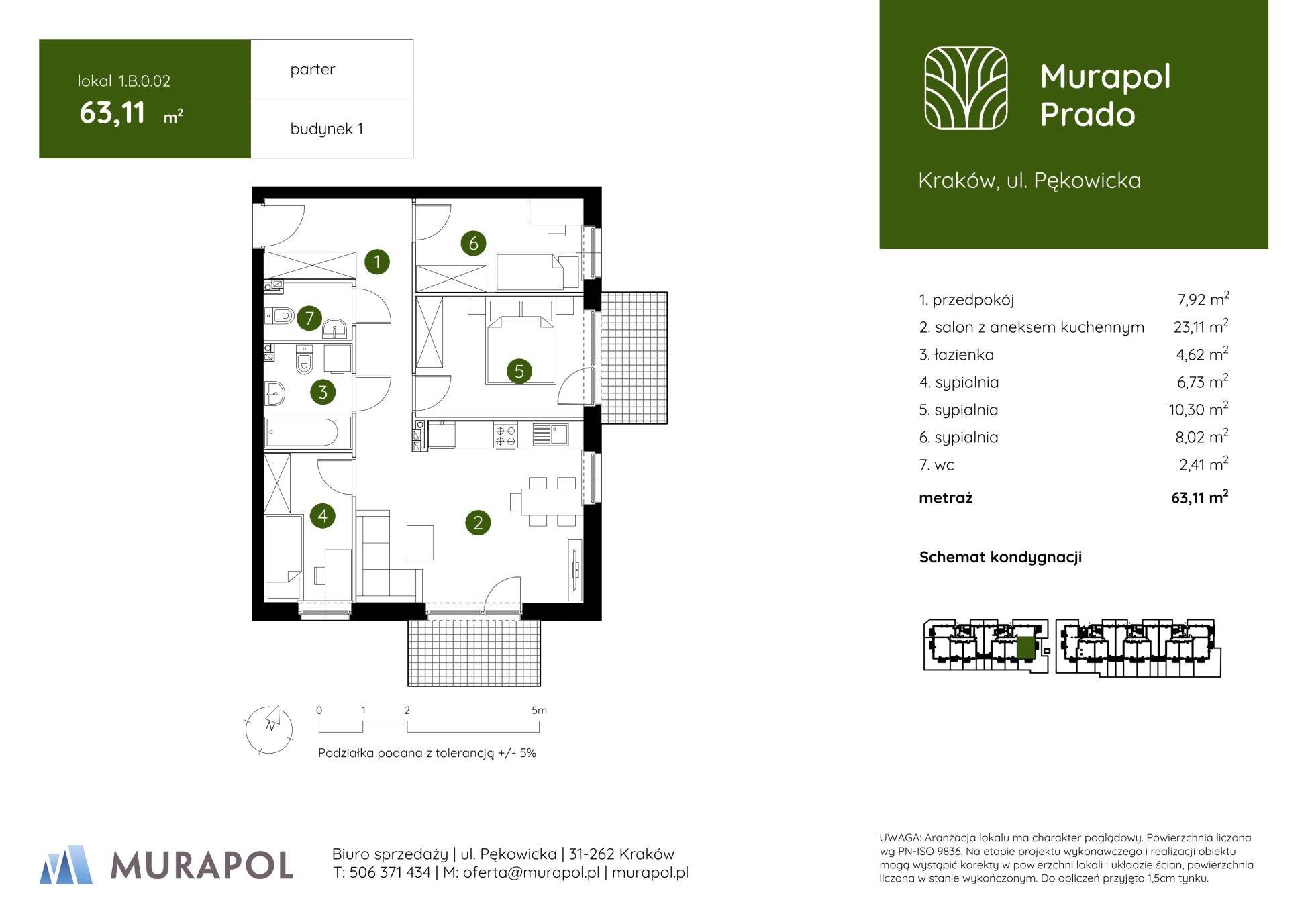 Murapol Prado – inwestycja Murapol - lokal 1.B.0.02, budynek B