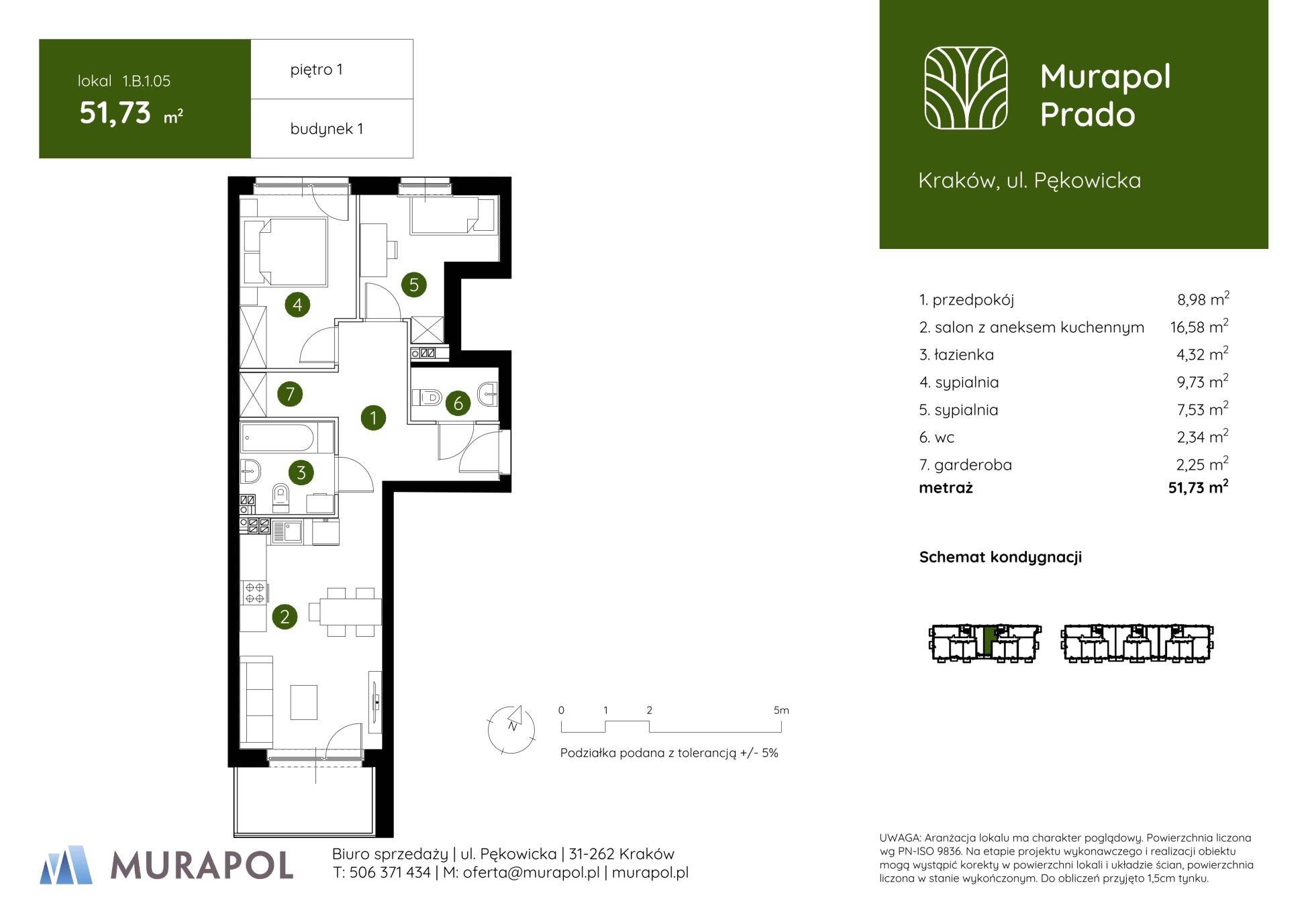 Murapol Prado – inwestycja Murapol - lokal 1.B.1.05, budynek B