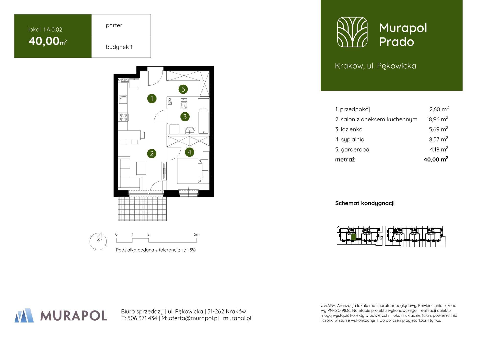 Murapol Prado – inwestycja Murapol - lokal 1.A.0.02, budynek A