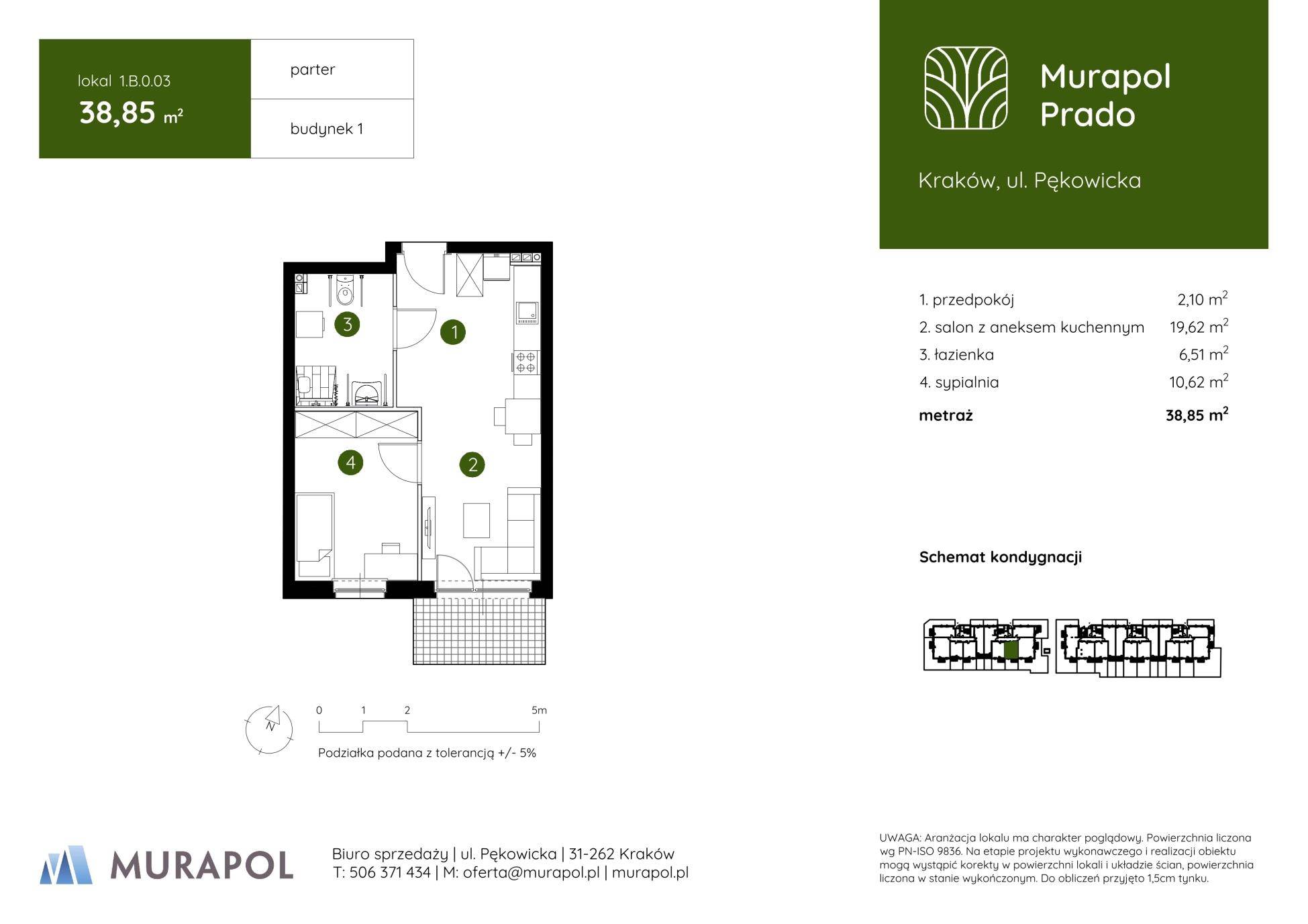 Murapol Prado – inwestycja Murapol - lokal 1.B.0.03, budynek B
