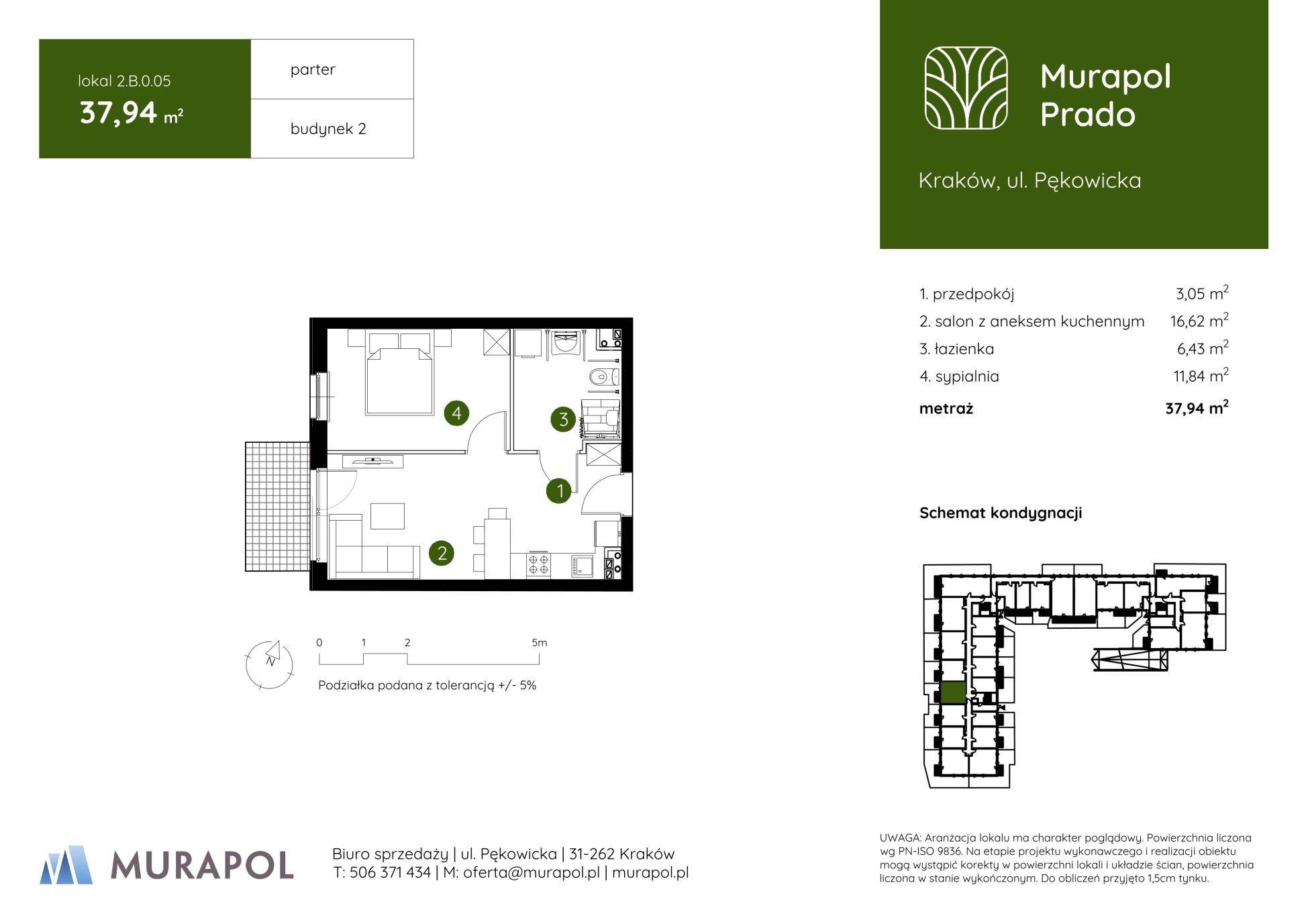 Murapol Prado – inwestycja Murapol - lokal 2.B.0.05, budynek B