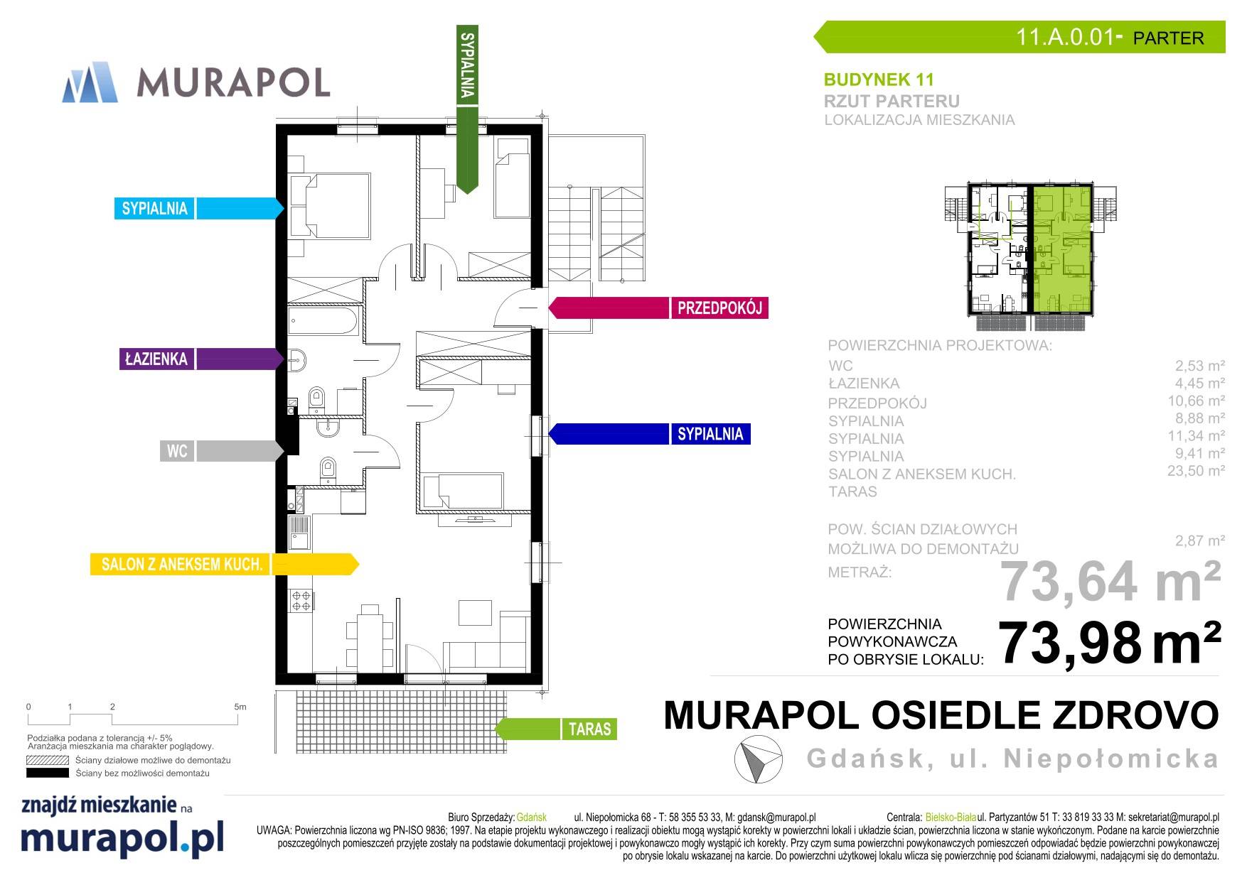 Murapol Osiedle Zdrovo - lokal 11.A.0.01, budynek A