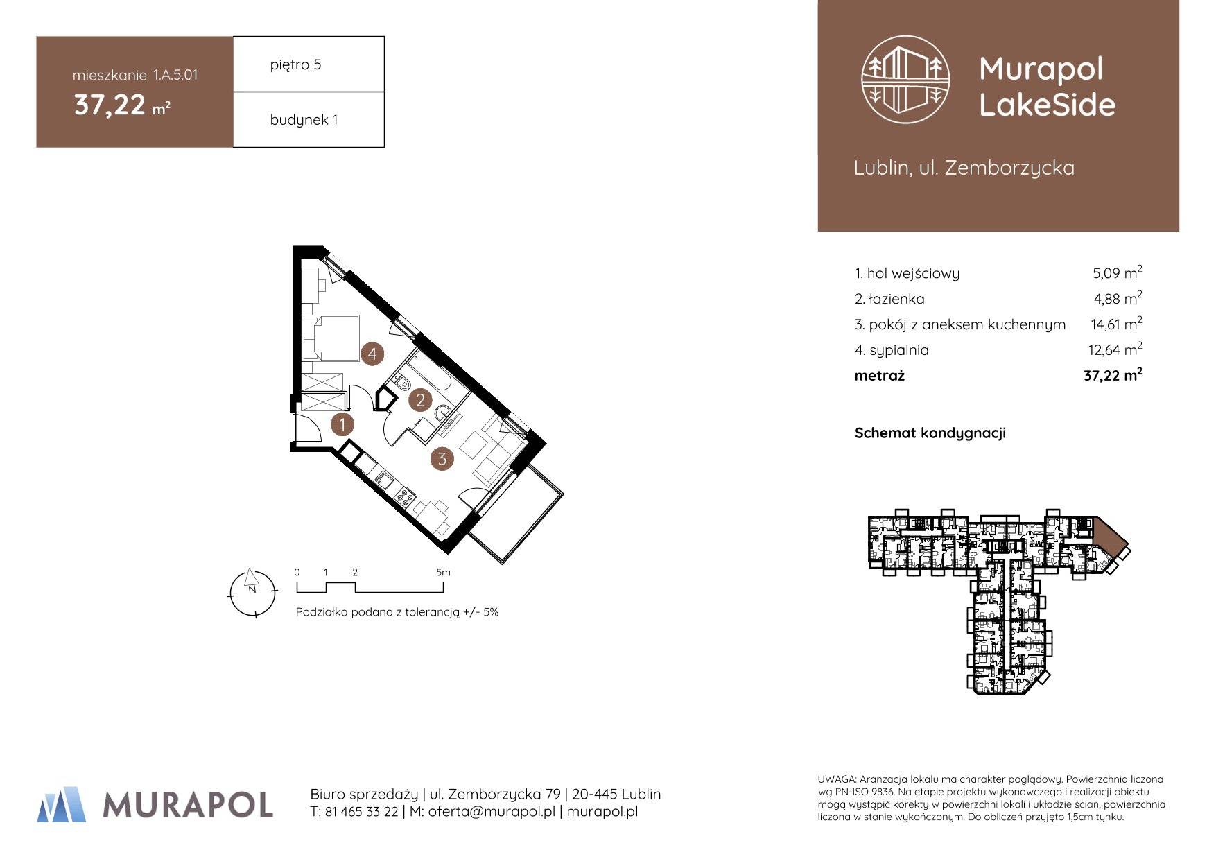Murapol LakeSide – inwestycja Murapol - lokal 1.A.5.01, budynek A