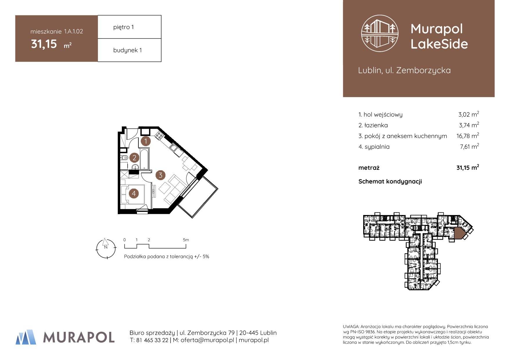 Murapol LakeSide – inwestycja Murapol - lokal 1.A.1.02, budynek A