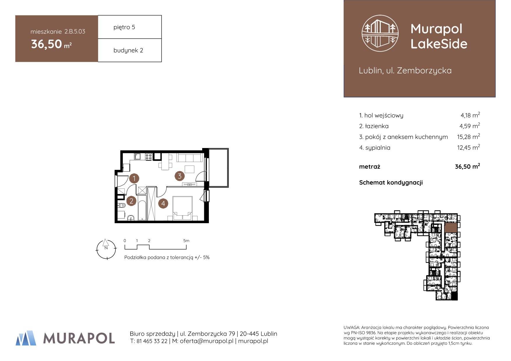 Murapol LakeSide – inwestycja Murapol - lokal 2.B.5.03, budynek B