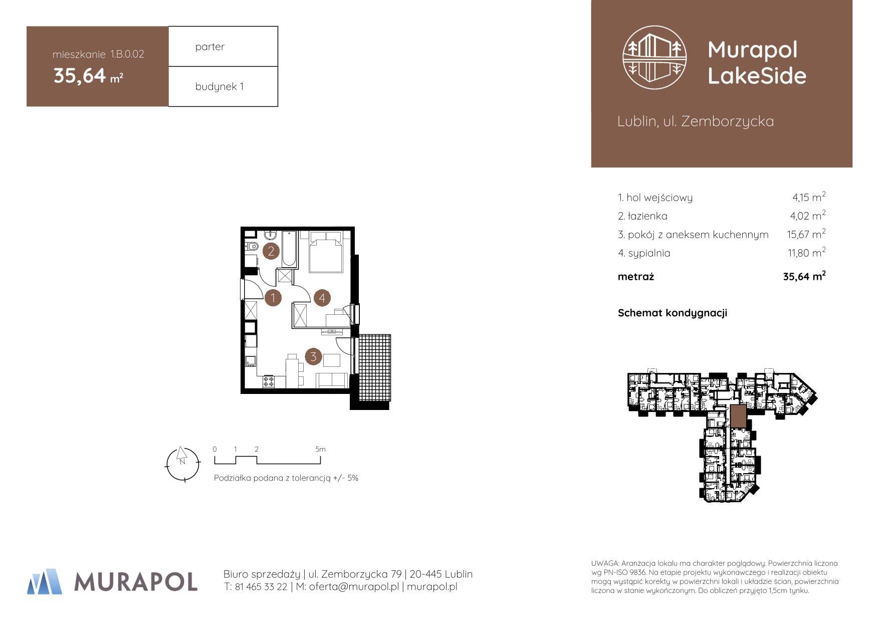 Murapol LakeSide – inwestycja Murapol - lokal 1.B.0.02, budynek B