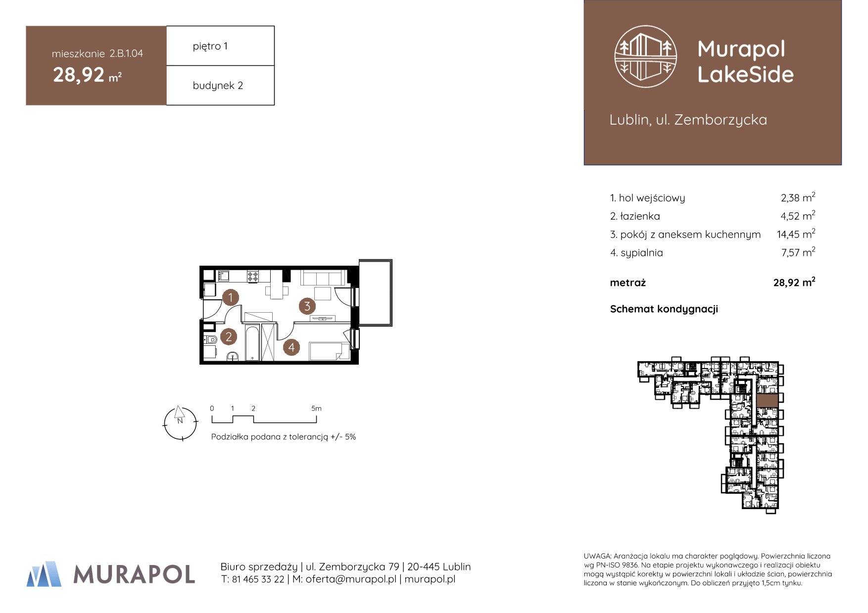 Murapol LakeSide – inwestycja Murapol - lokal 2.B.1.04, budynek B