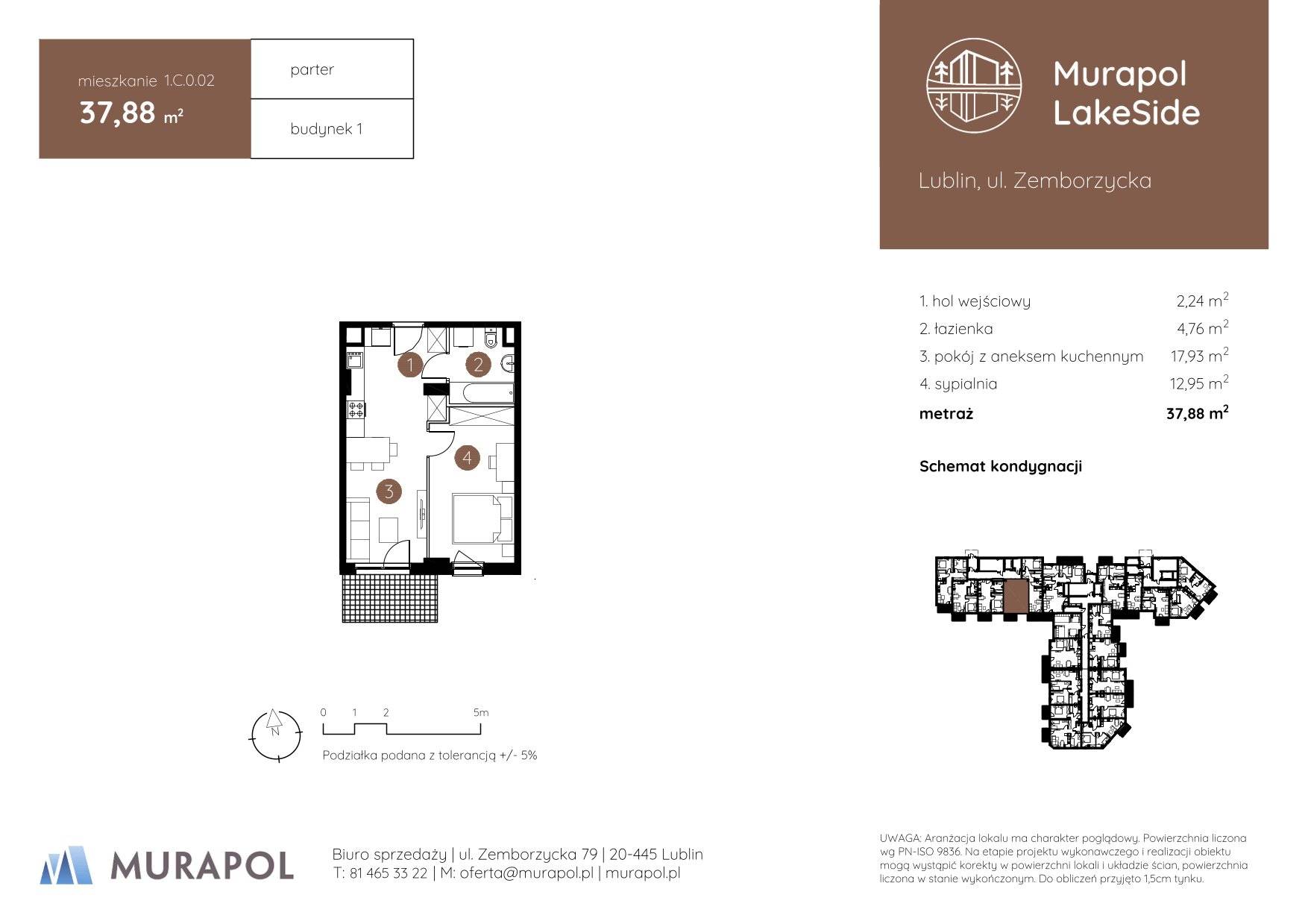 Murapol LakeSide – inwestycja Murapol - lokal 1.C.0.02, budynek C