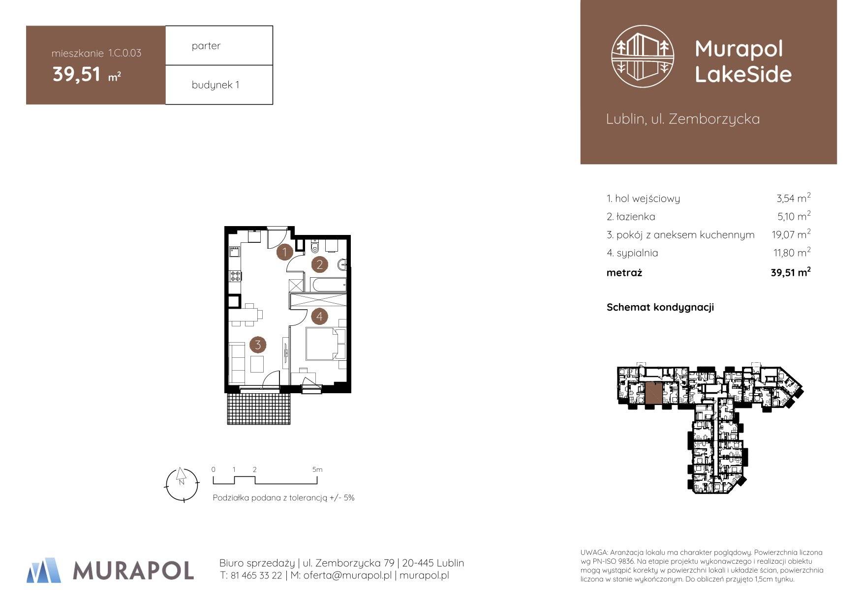 Murapol LakeSide – inwestycja Murapol - lokal 1.C.0.03, budynek C