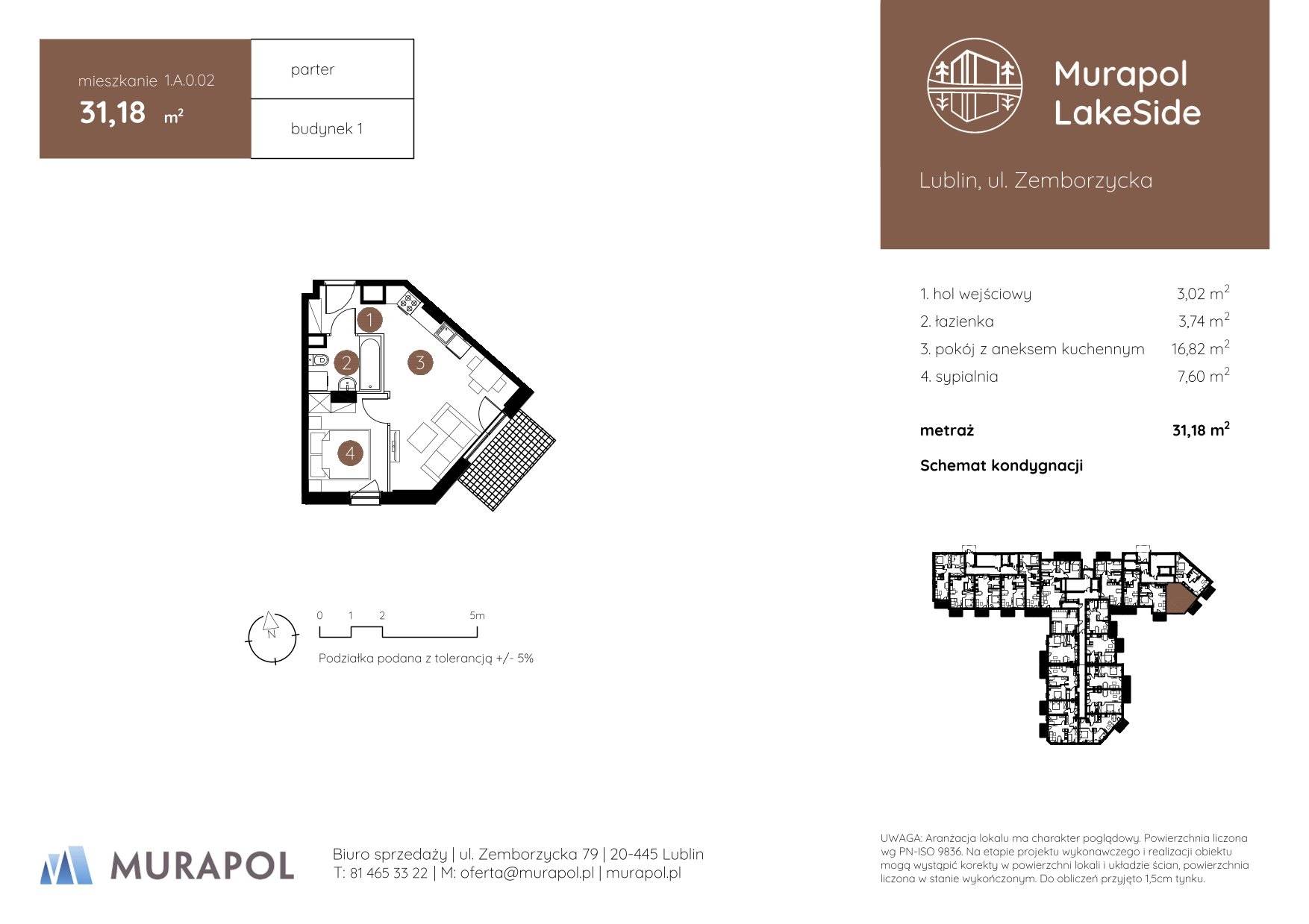 Murapol LakeSide – inwestycja Murapol - lokal 1.A.0.02, budynek A