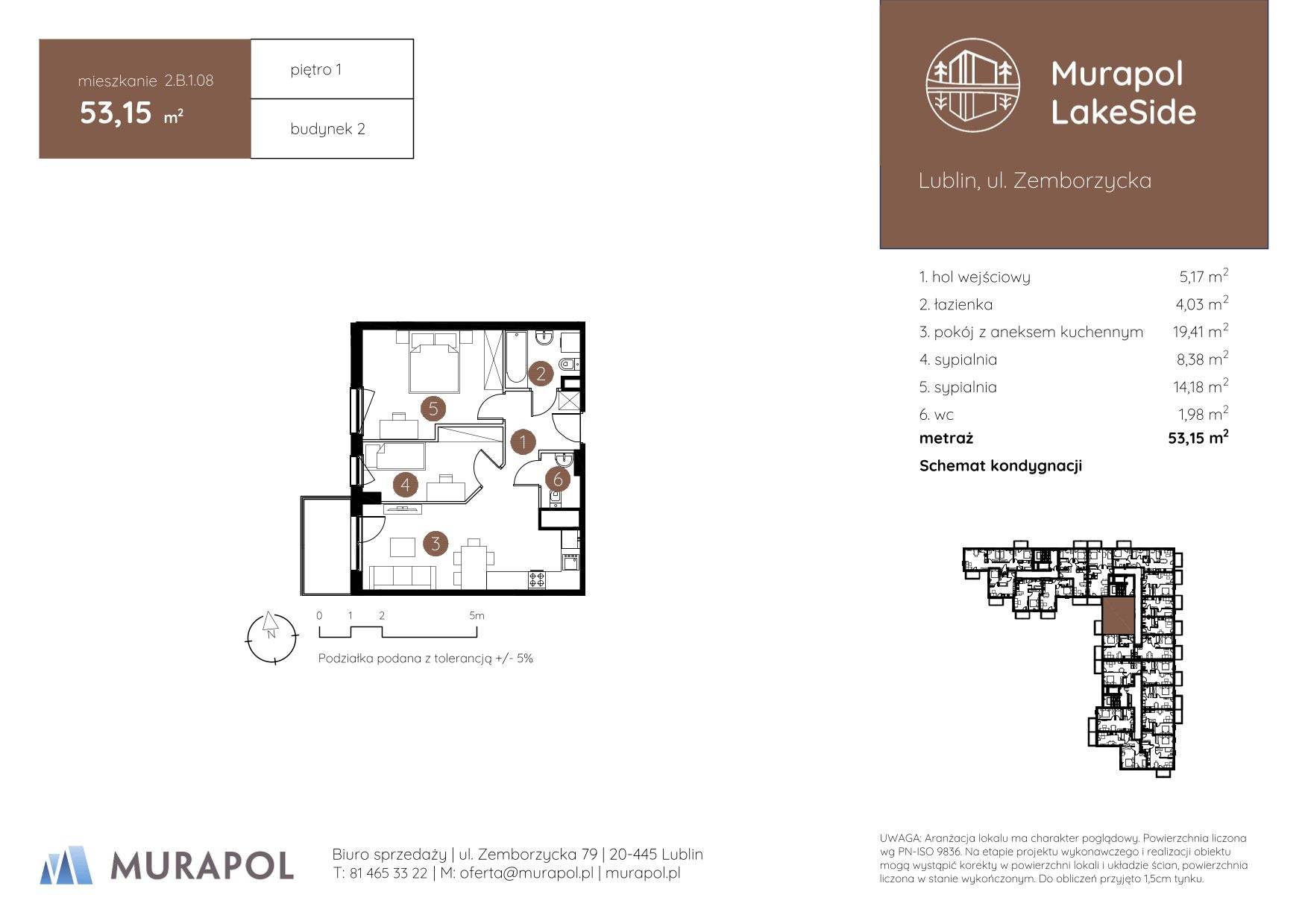 Murapol LakeSide – inwestycja Murapol - lokal 2.B.1.08, budynek B