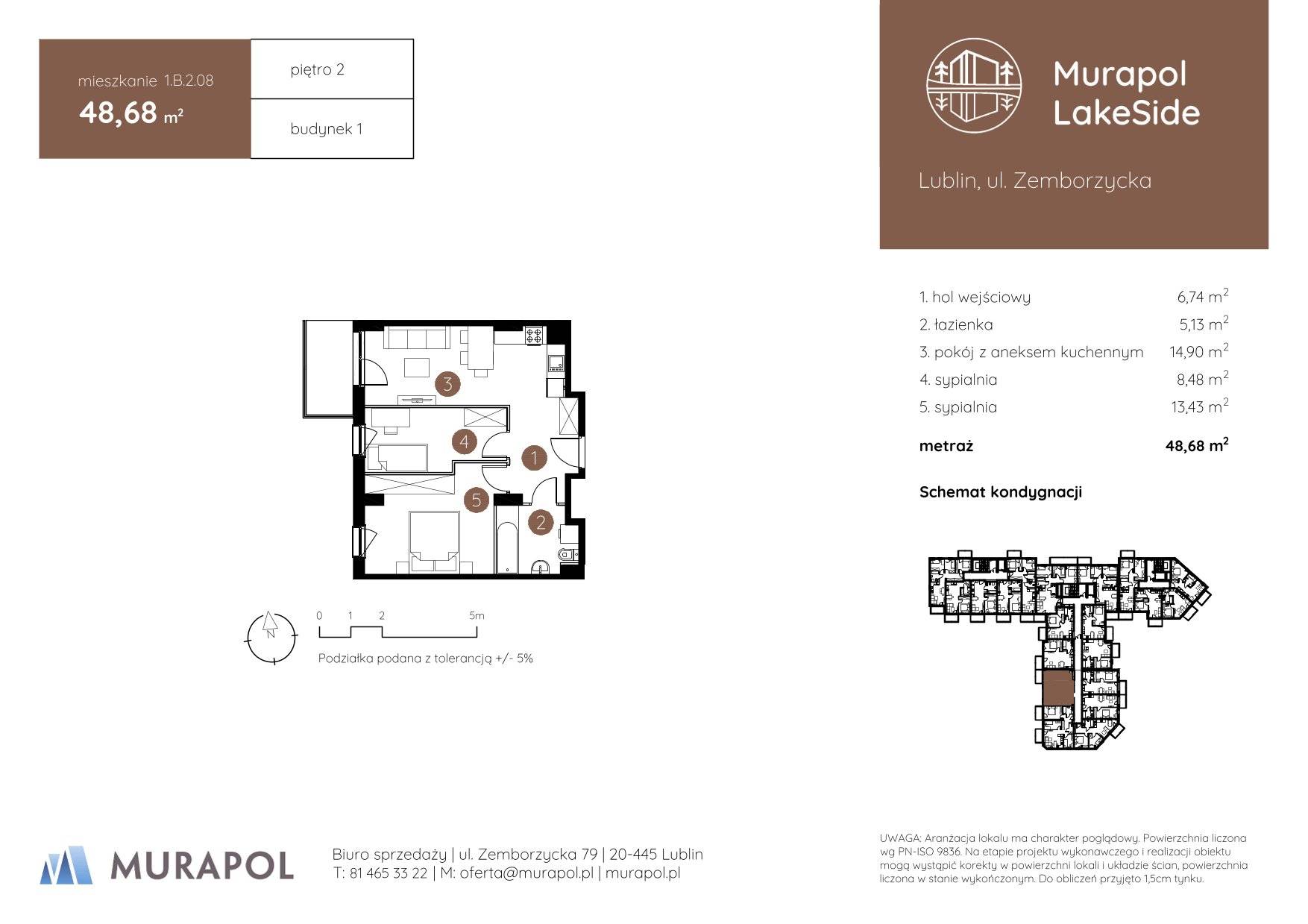 Murapol LakeSide – inwestycja Murapol - lokal 1.B.2.08, budynek B