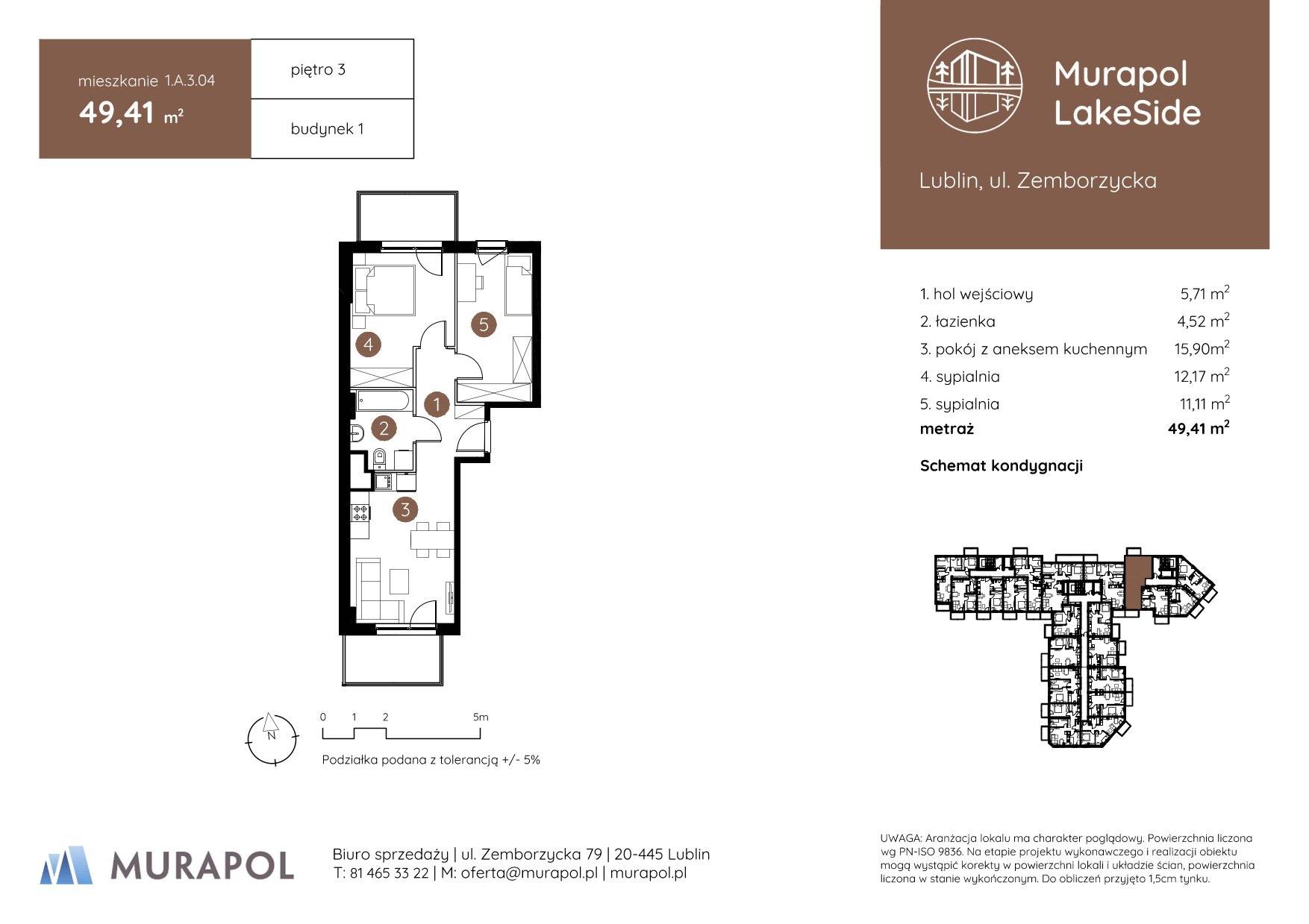 Murapol LakeSide – inwestycja Murapol - lokal 1.A.3.04, budynek A