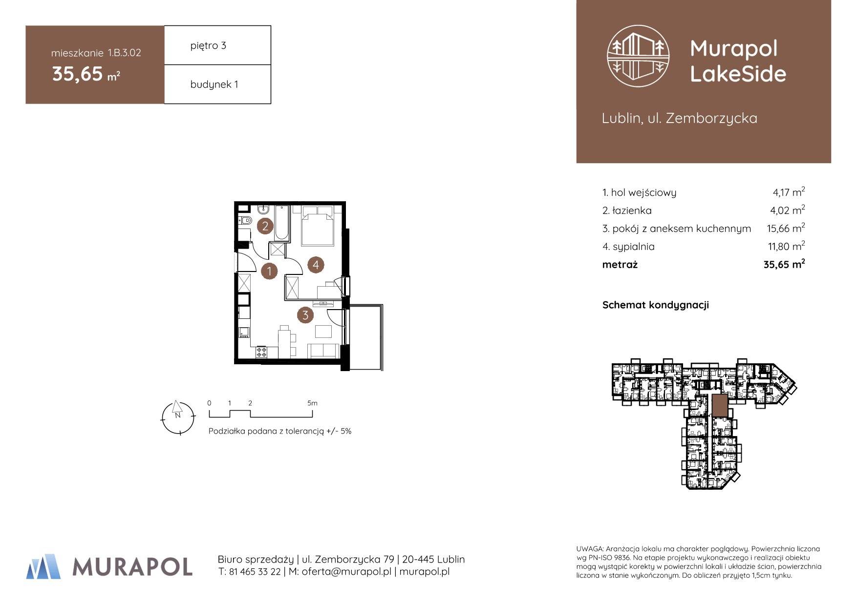 Murapol LakeSide – inwestycja Murapol - lokal 1.B.3.02, budynek B