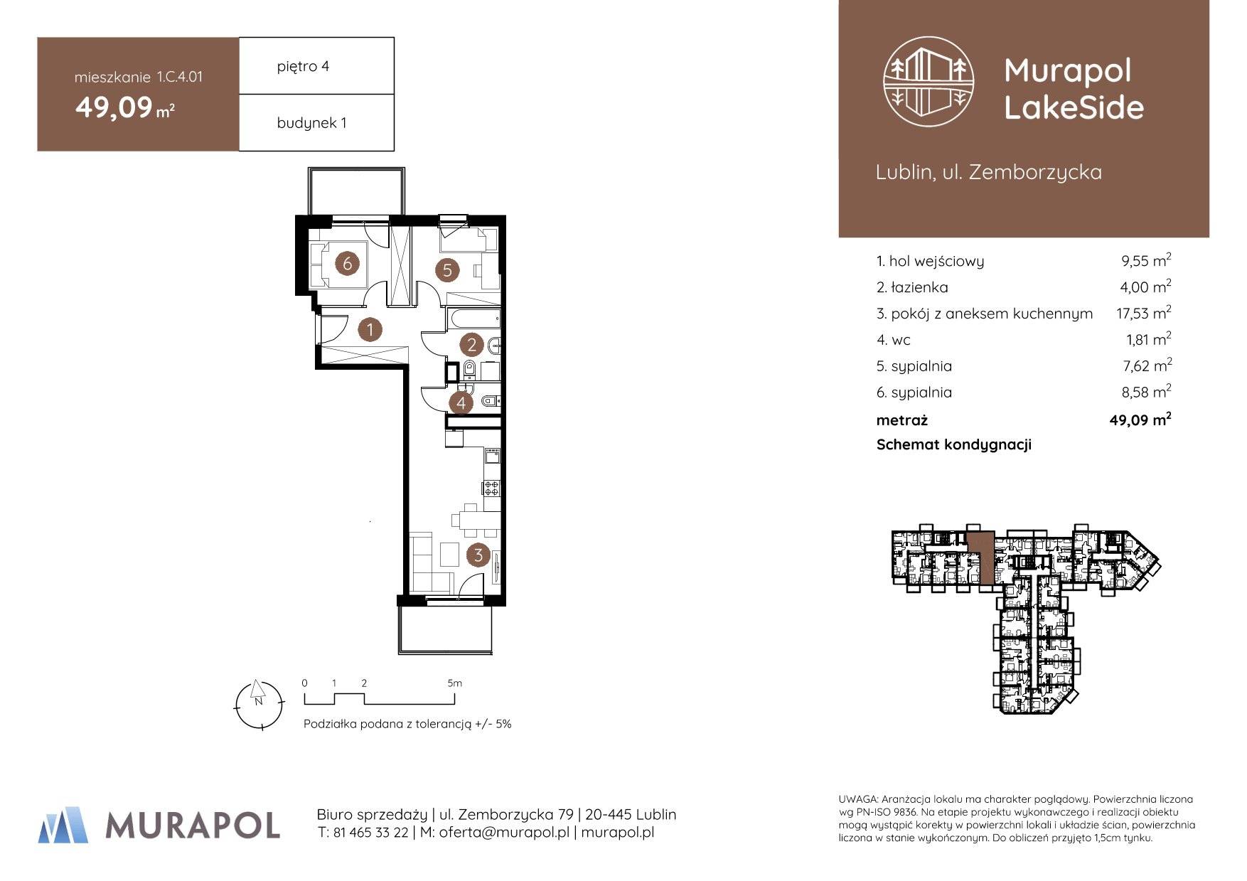 Murapol LakeSide – inwestycja Murapol - lokal 1.C.4.01, budynek C