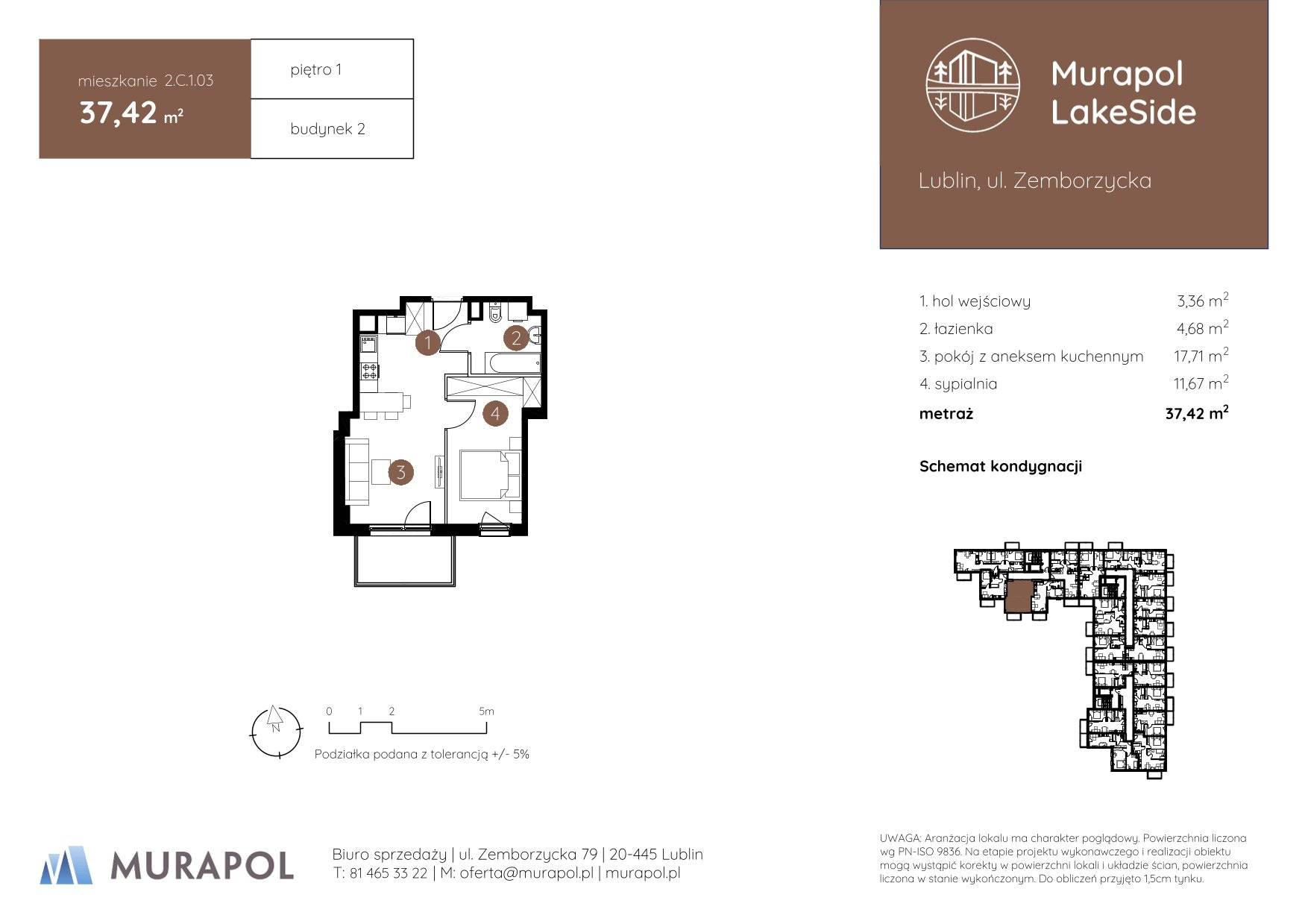 Murapol LakeSide – inwestycja Murapol - lokal 2.C.1.03, budynek C
