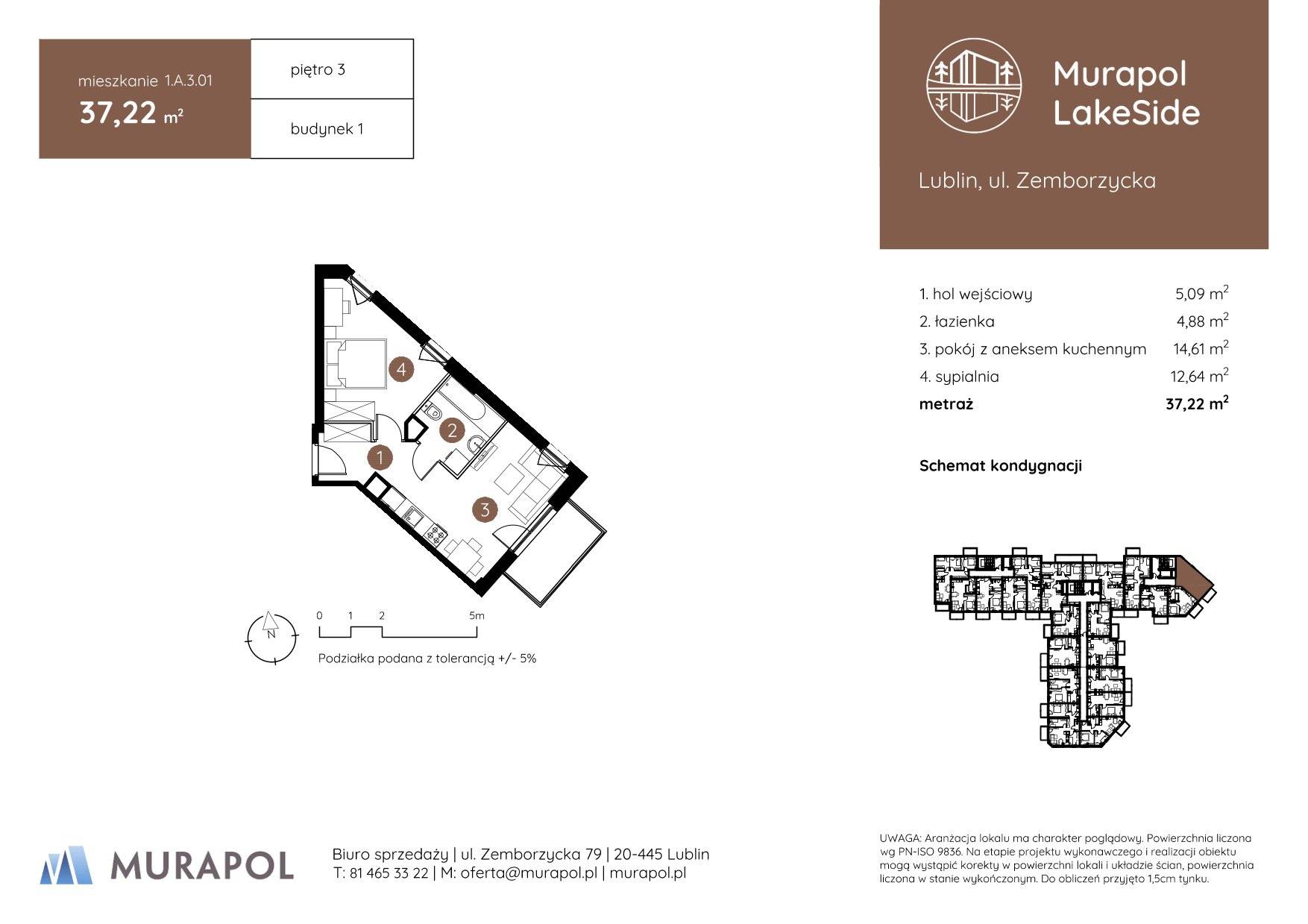 Murapol LakeSide – inwestycja Murapol - lokal 1.A.3.01, budynek A