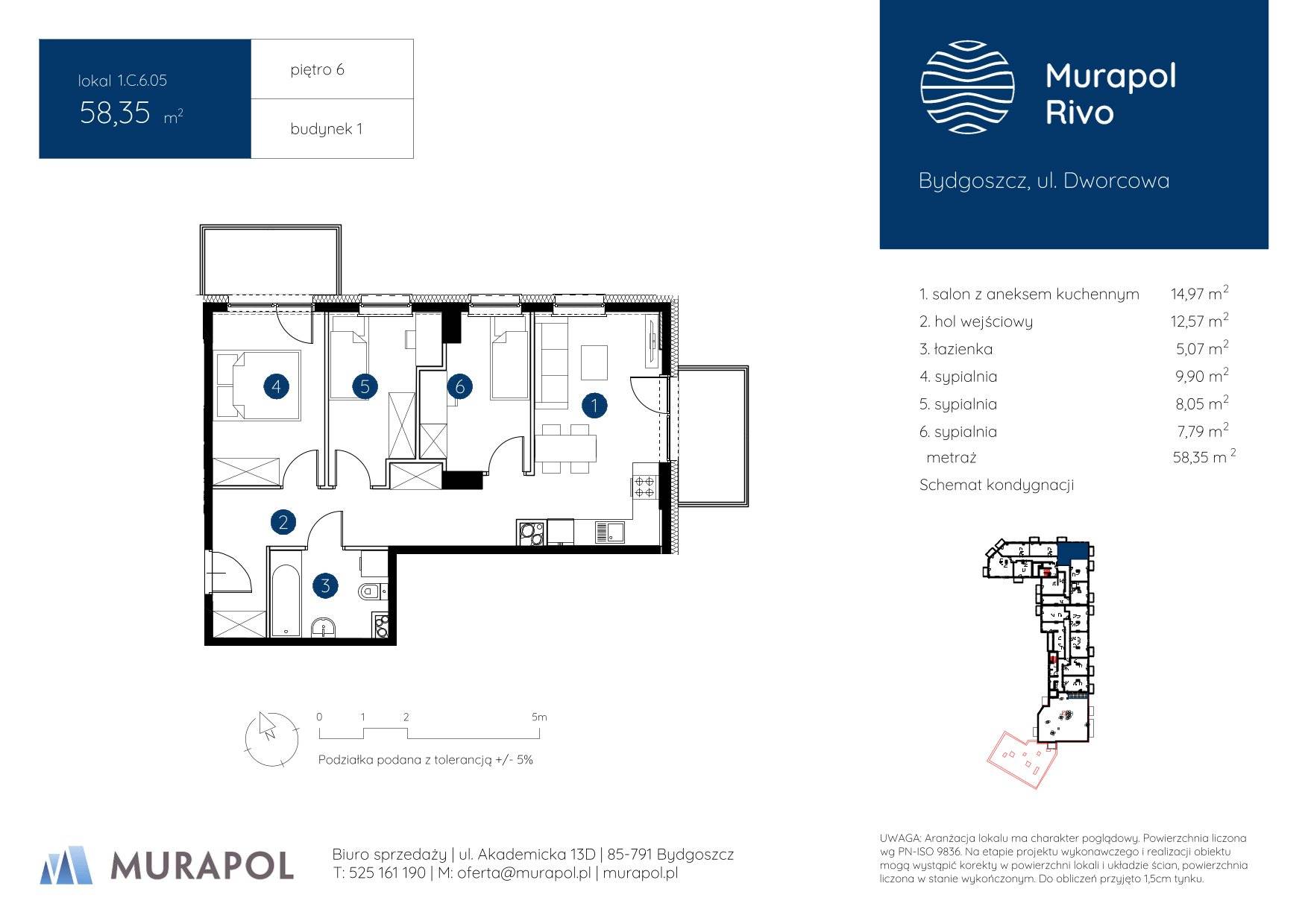 Murapol Rivo – inwestycja Murapol - lokal 1.C.6.05, budynek C