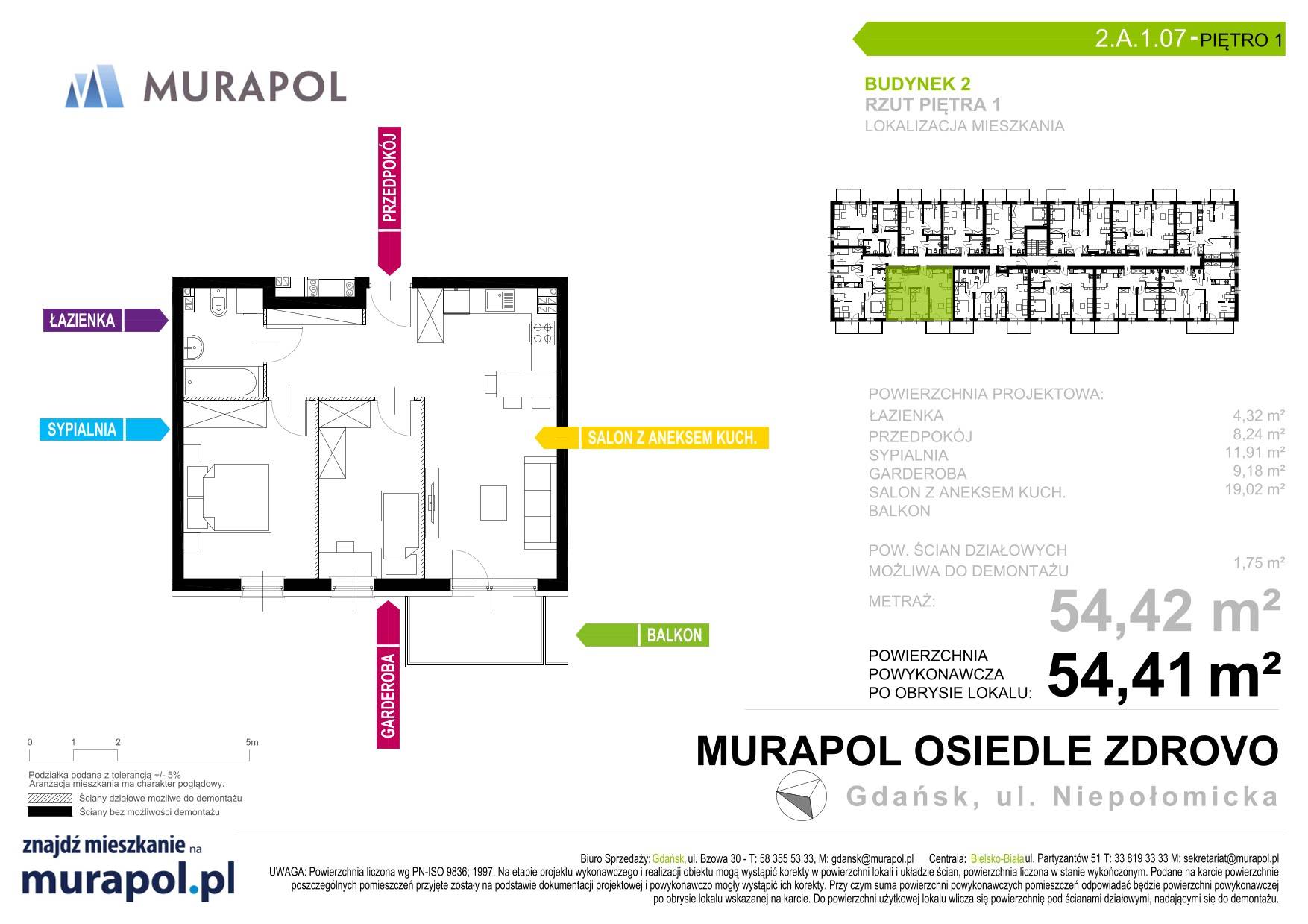 Murapol Osiedle Zdrovo 2 - lokal 2.A.1.07, budynek A