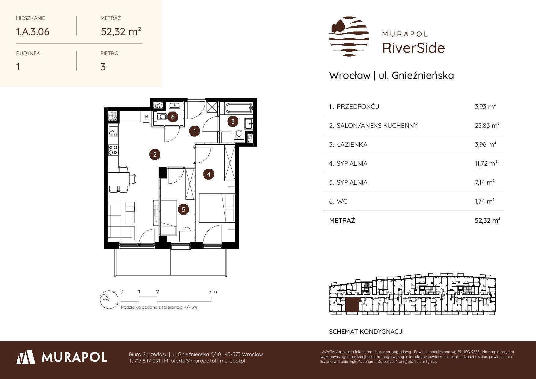 Murapol RiverSide – inwestycja Murapol - lokal 1.A.3.06, budynek A