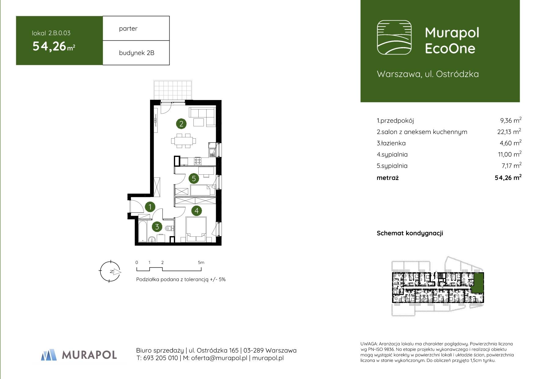 Murapol EcoOne – inwestycja Murapol - lokal 2.B.0.03, budynek B