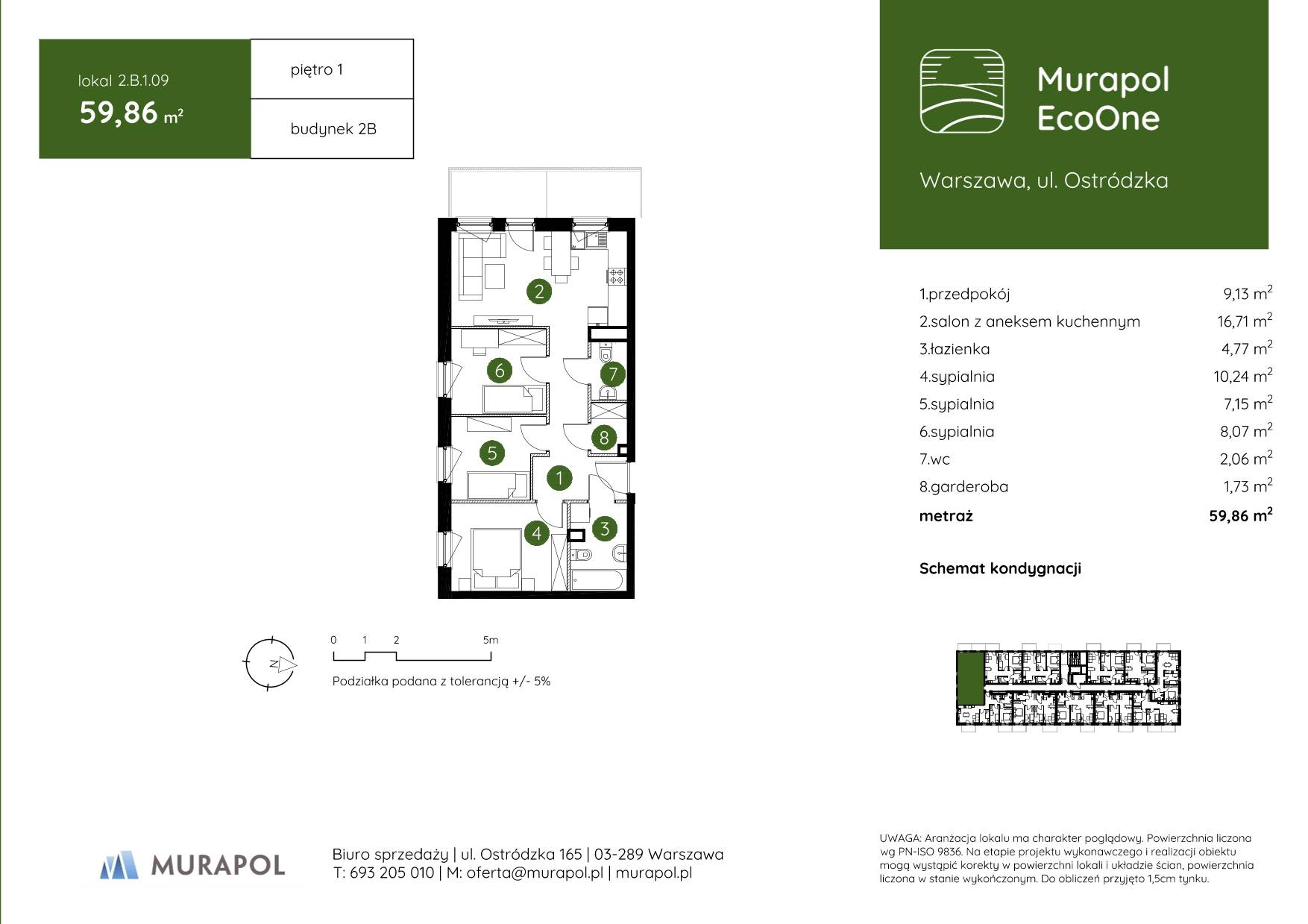 Murapol EcoOne – inwestycja Murapol - lokal 2.B.1.09, budynek B