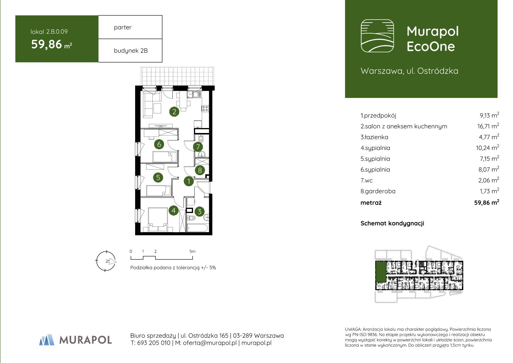 Murapol EcoOne – inwestycja Murapol - lokal 2.B.0.09, budynek B