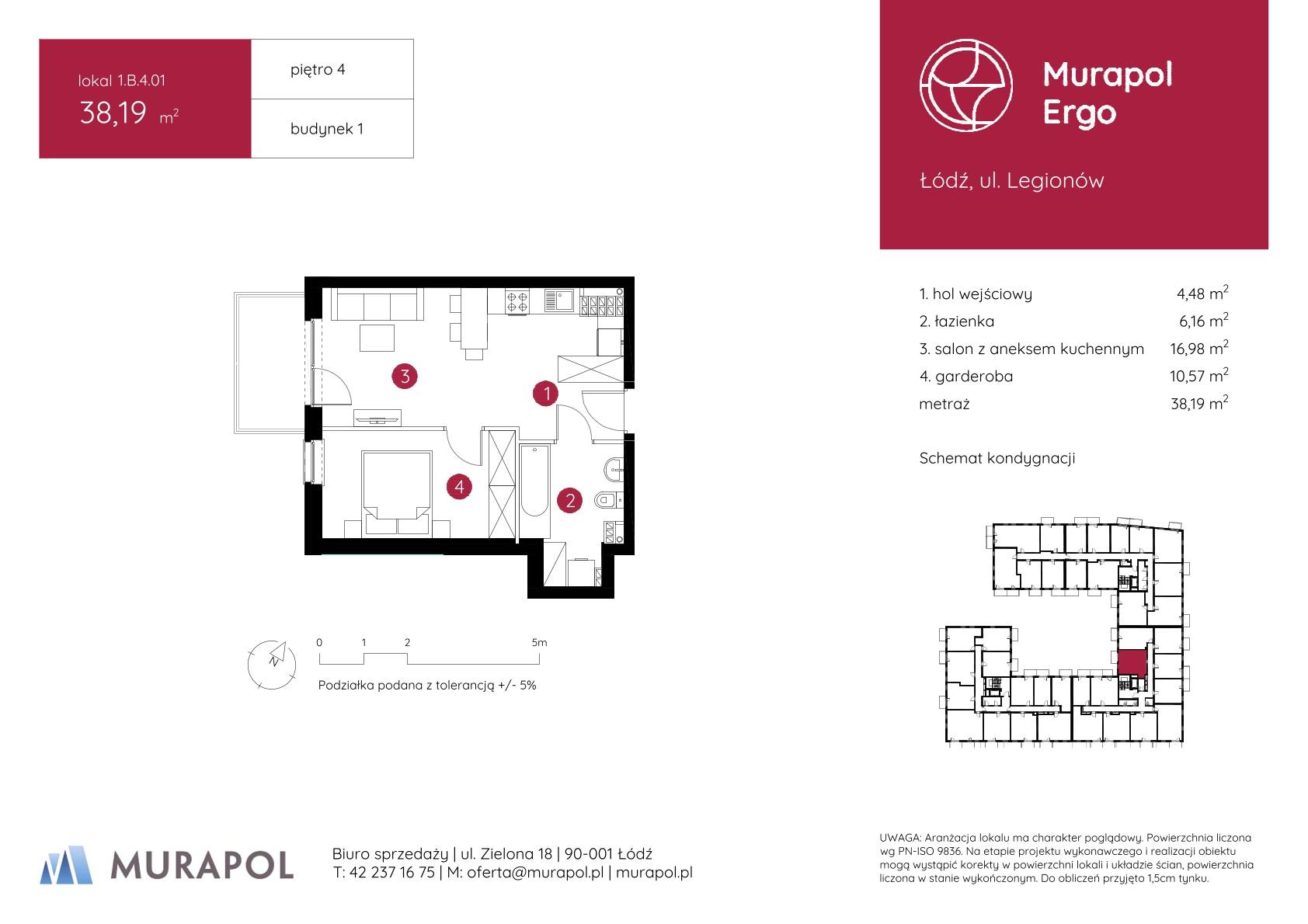 Murapol Ergo – inwestycja Murapol - lokal 1.B.4.01, budynek B