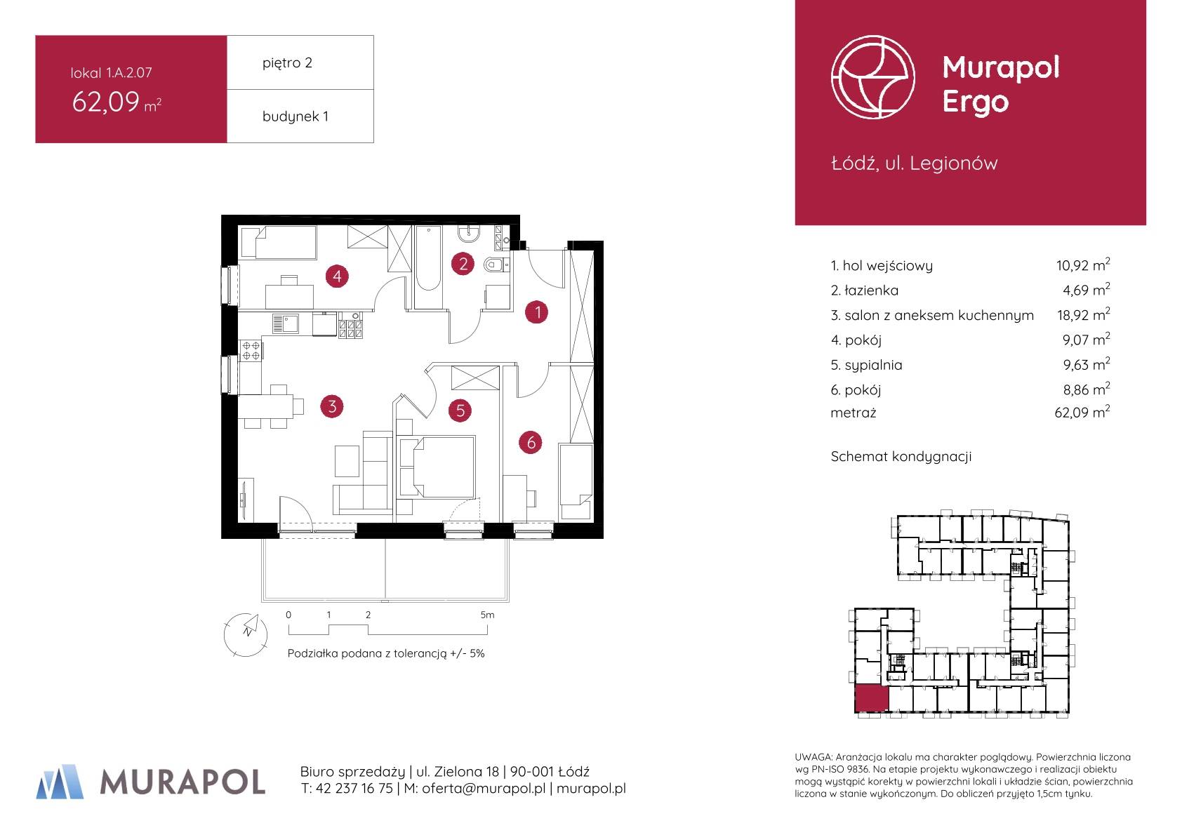 Murapol Ergo – inwestycja Murapol - lokal 1.A.2.07, budynek A