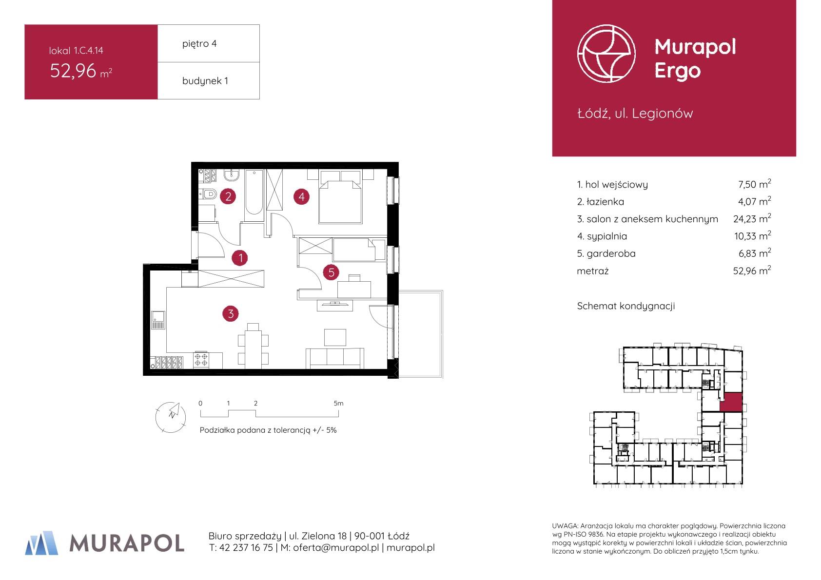 Murapol Ergo – inwestycja Murapol - lokal 1.C.4.14, budynek C