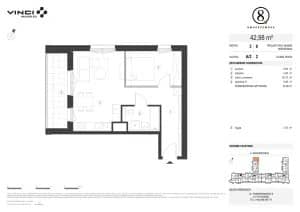 Smardzewska 8 – inwestycja VINCI Immobilier - lokal A/A/2/3.8