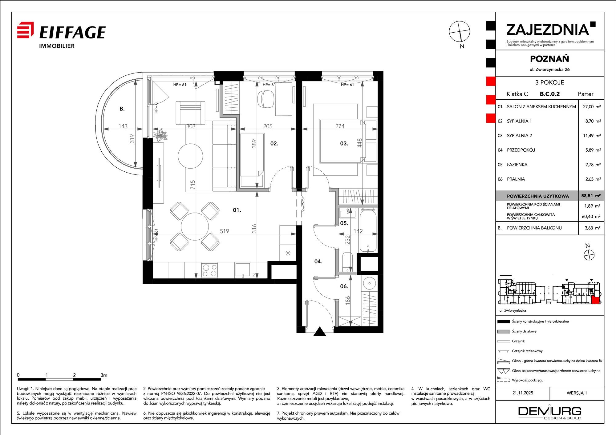 Zajezdnia – inwestycja Eiffage Immobilier - lokal B.C.0.2, budynek B