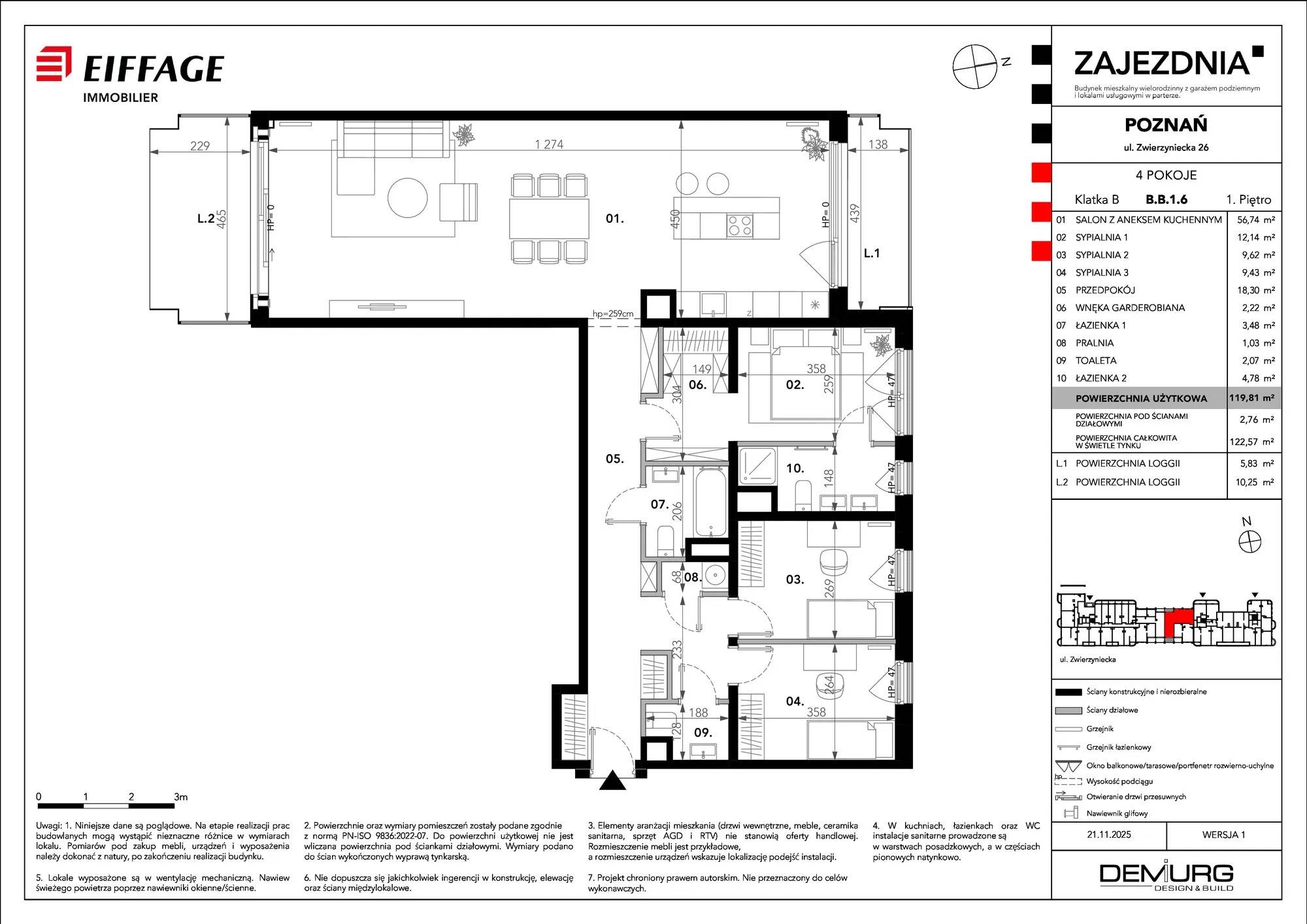 Zajezdnia – inwestycja Eiffage Immobilier - lokal B.B.1.6, budynek B