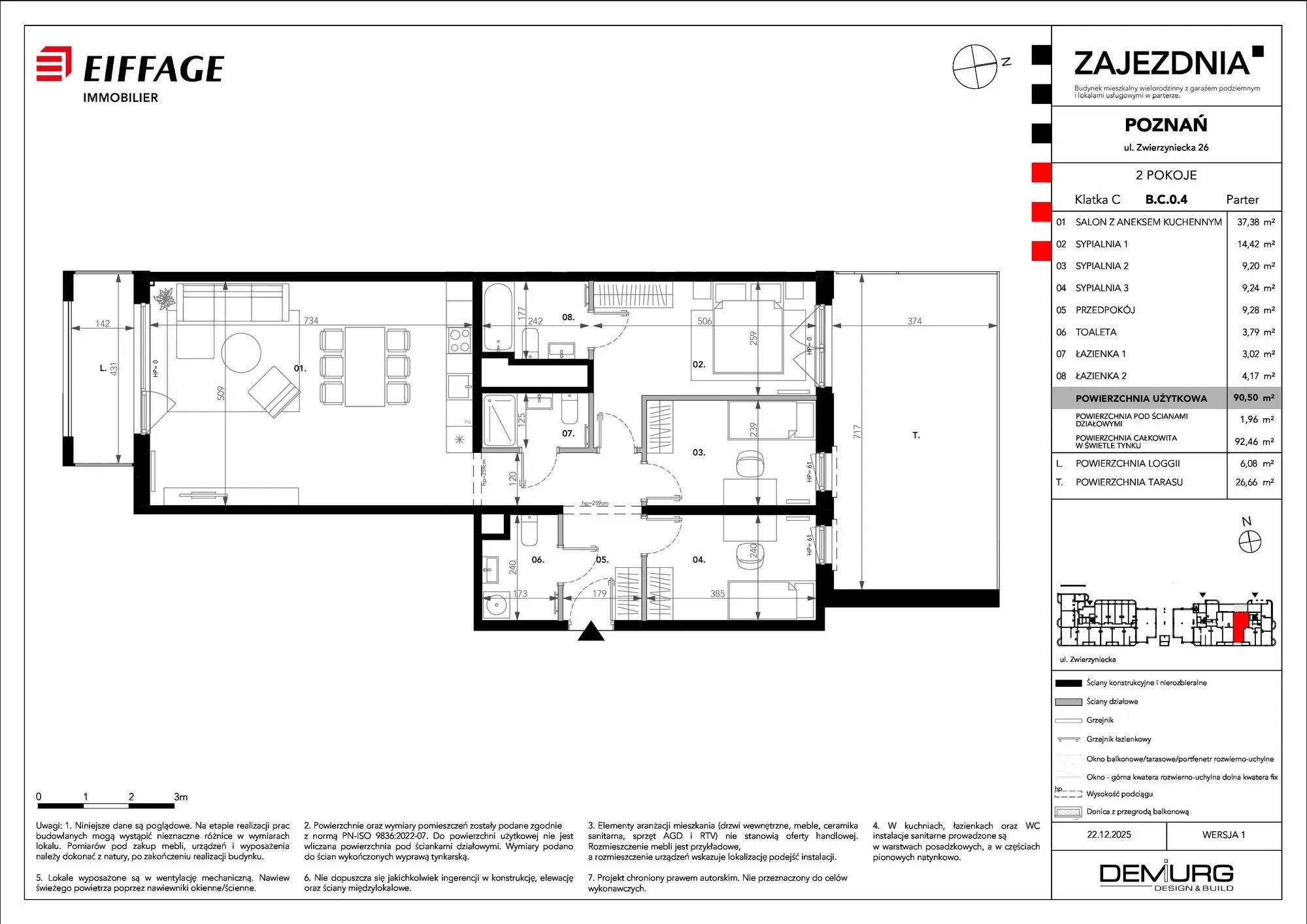 Zajezdnia – inwestycja Eiffage Immobilier - lokal B.C.0.4, budynek B