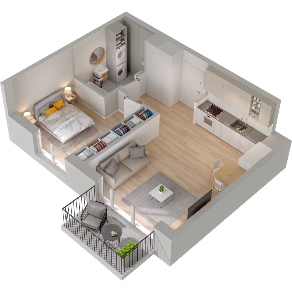 Welocity Wiczlino – inwestycja Hossa - lokal WW/B4/42, budynek B4